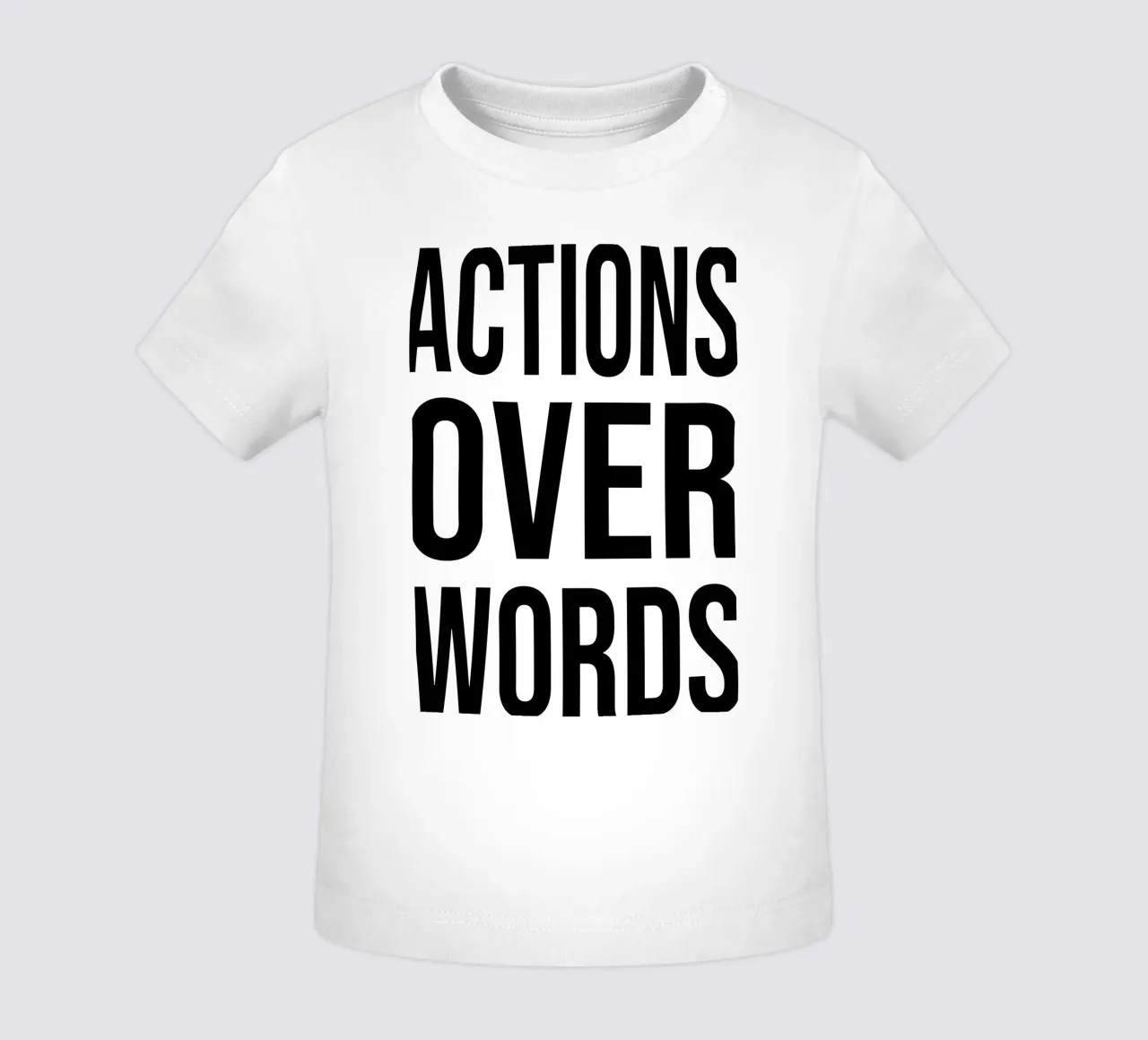 OVER Series- bold letters, brave values (5 colors) maglietta neonato da OVER SERIES