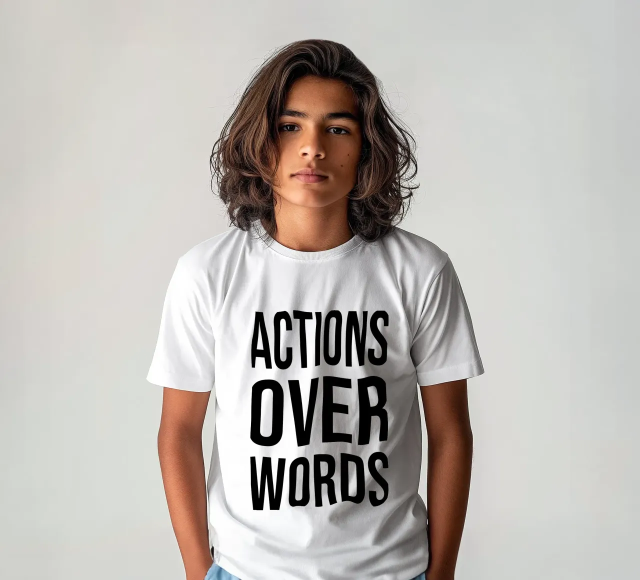 OVER Series- actions over words (5 colors) t-shirt bambini da OVER SERIES