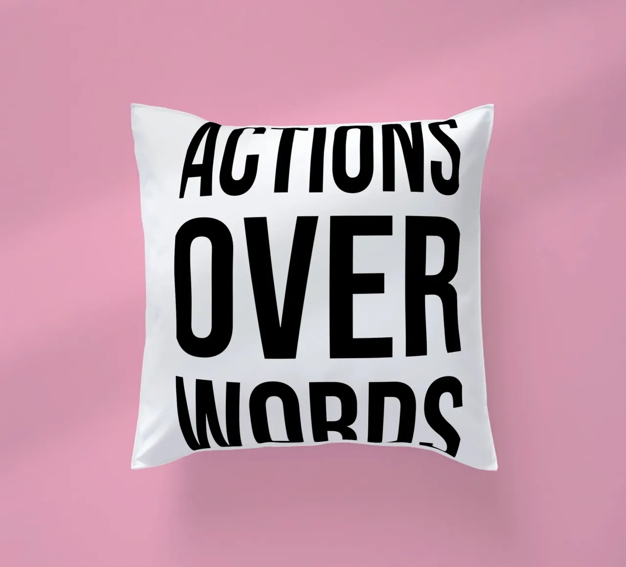 OVER Series- bold letters, brave values (5 colors) cuscino da OVER SERIES