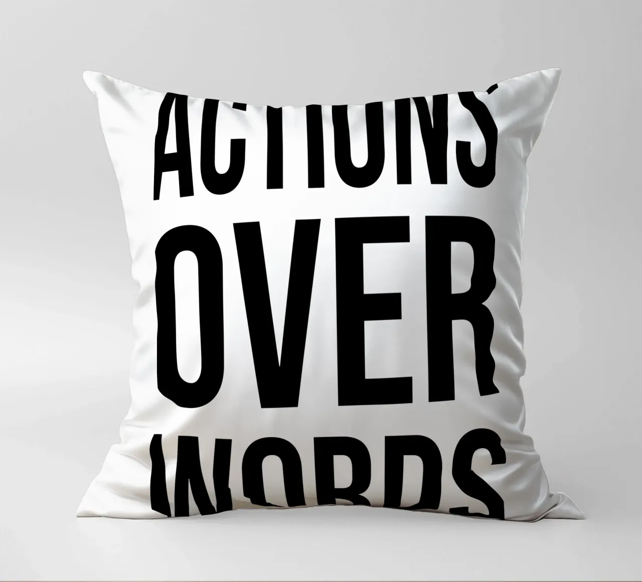 OVER Series- bold letters, brave values (5 colors) cuscino da OVER SERIES