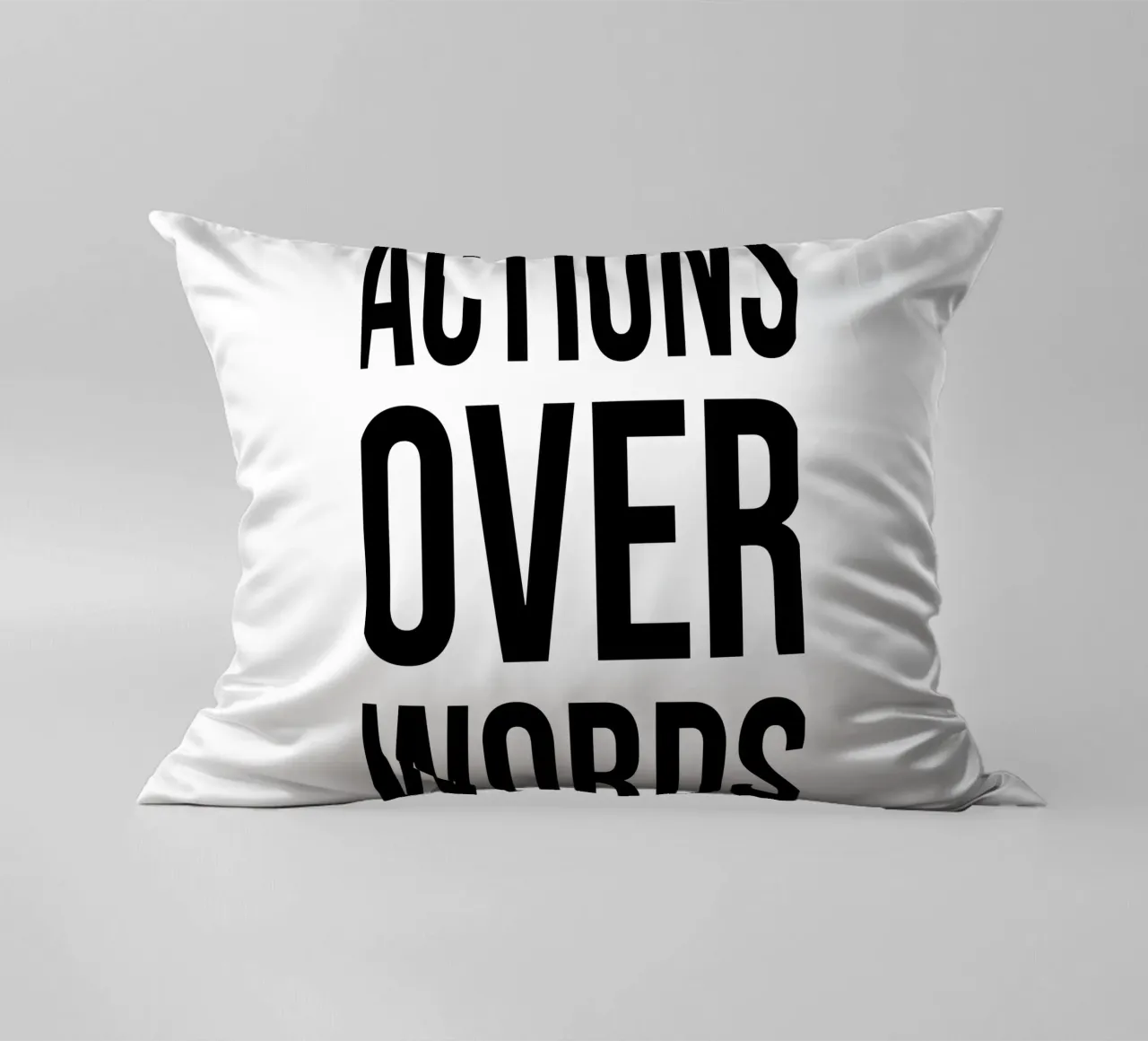 OVER Series- bold letters, brave values (5 colors) cuscino da OVER SERIES
