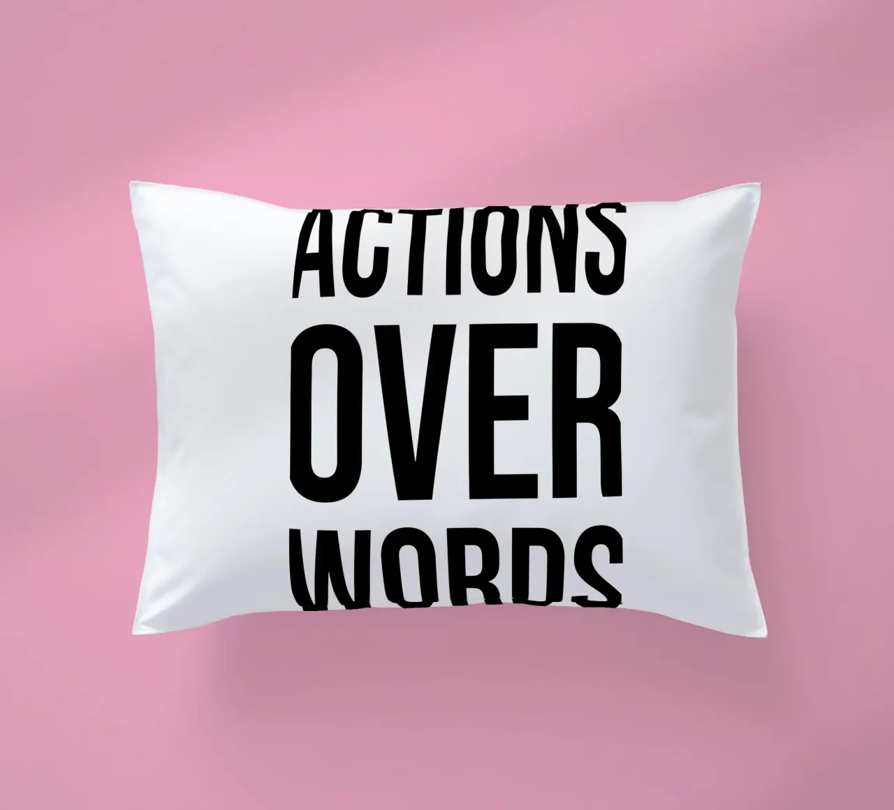 OVER Series- bold letters, brave values (5 colors) cuscino da OVER SERIES