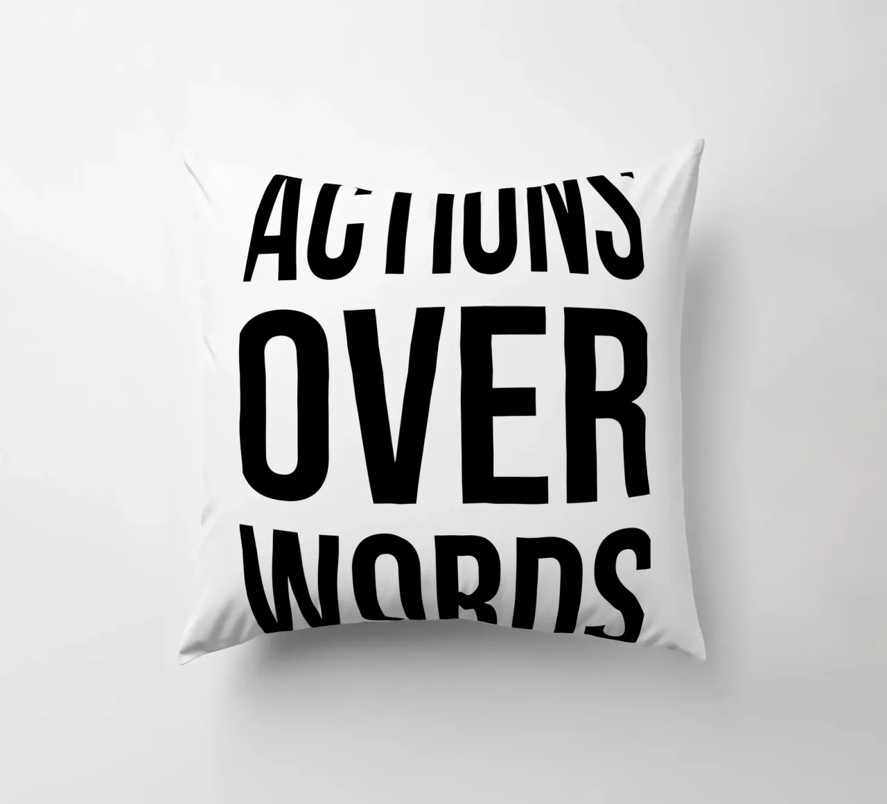 OVER Series- bold letters, brave values (5 colors) cuscino da OVER SERIES