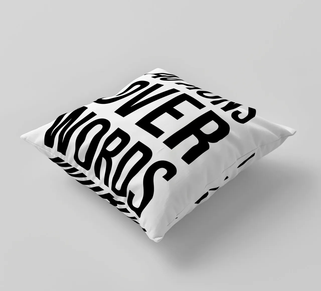 OVER Series- bold letters, brave values (5 colors) cuscino da OVER SERIES