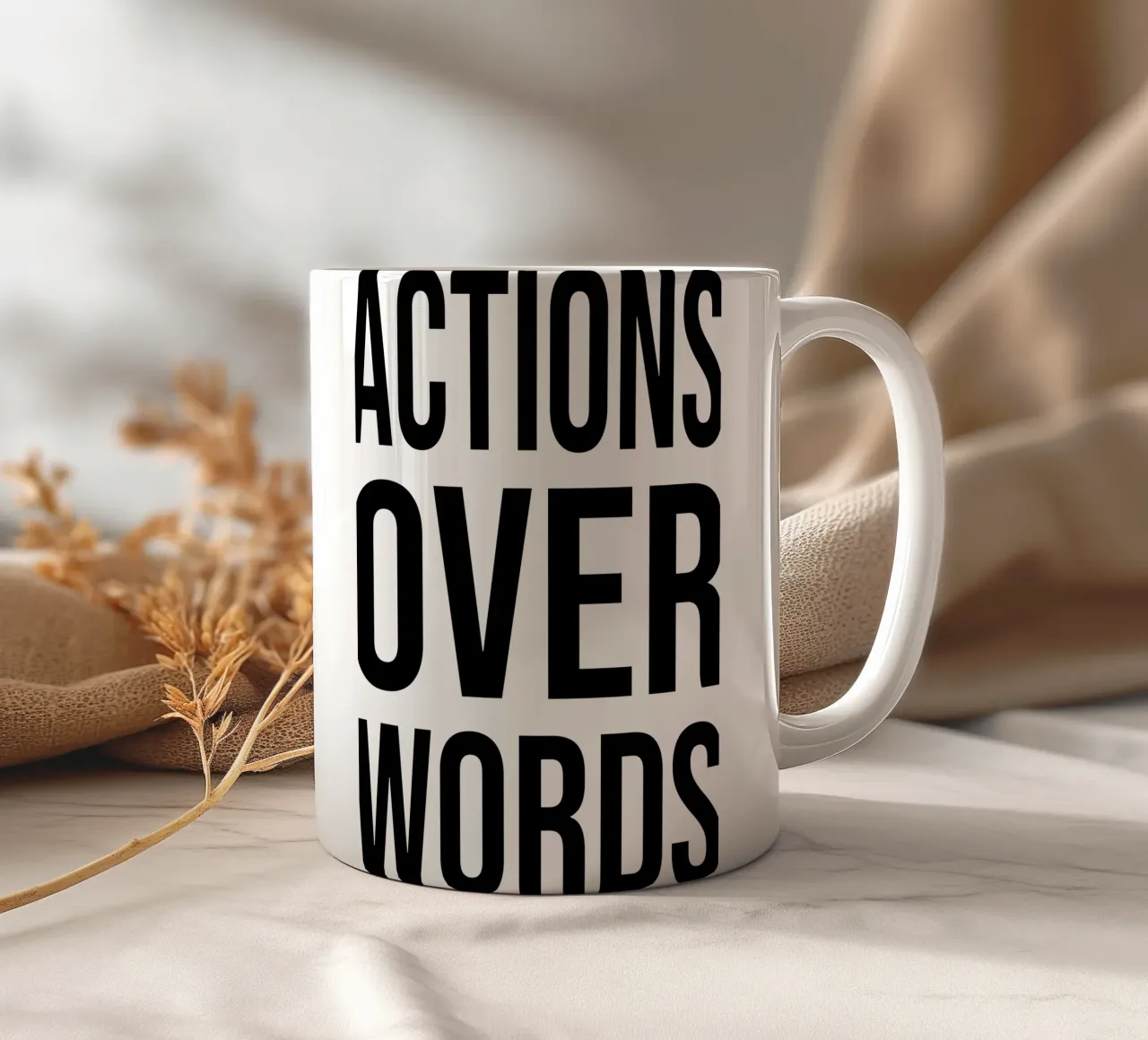 OVER Series- bold letters, brave values (5 colors) tazza in ceramica da OVER SERIES