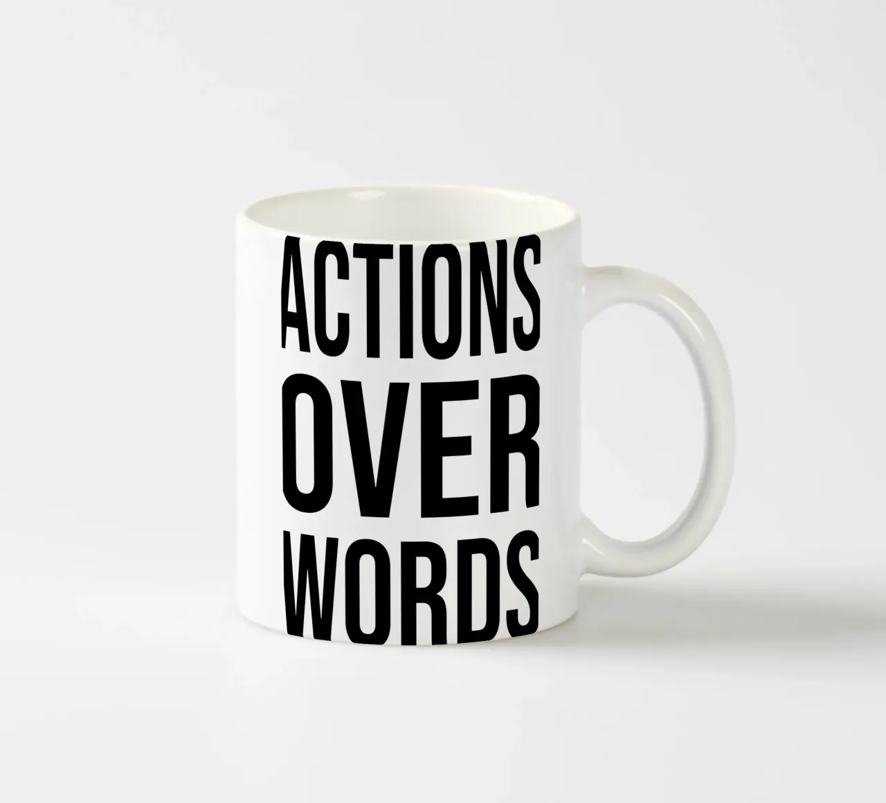 OVER Series- bold letters, brave values (5 colors) tazza in ceramica da OVER SERIES