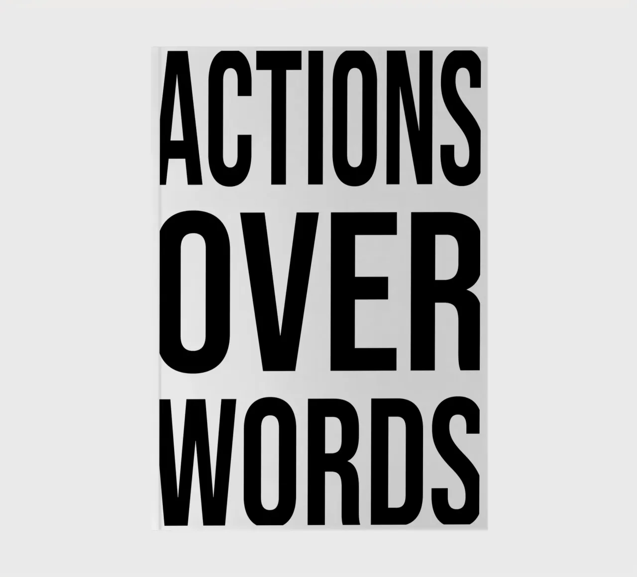 OVER Series- bold letters, brave values (5 colors) diario da OVER SERIES