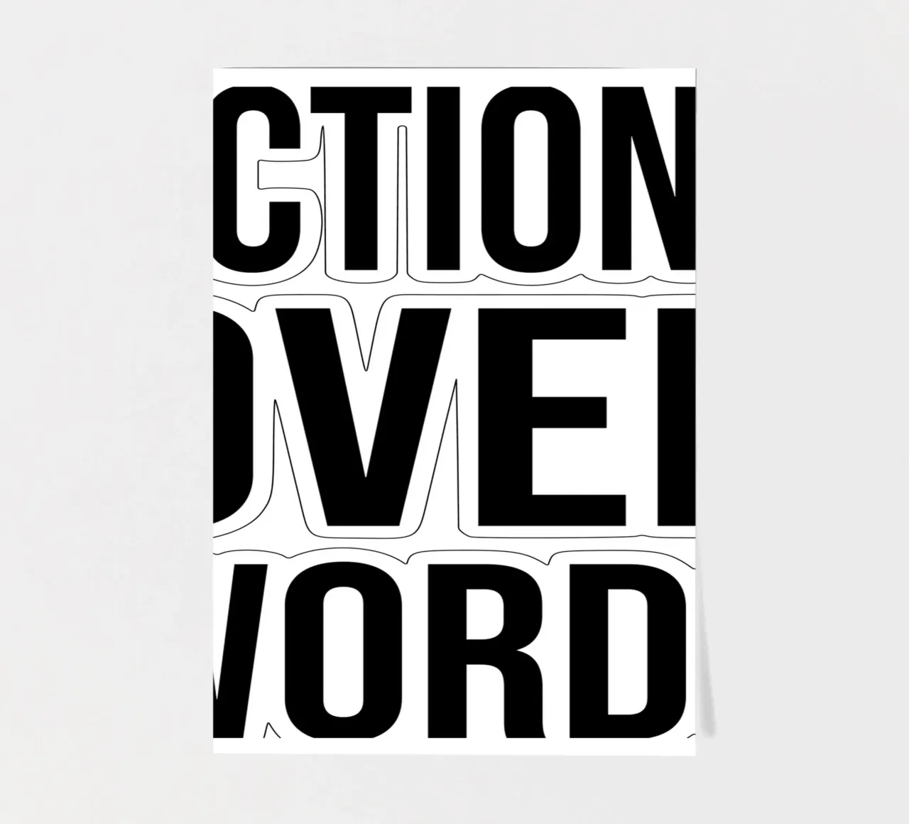 OVER Series- actions over words (5 colors) foglio adesivo da OVER SERIES