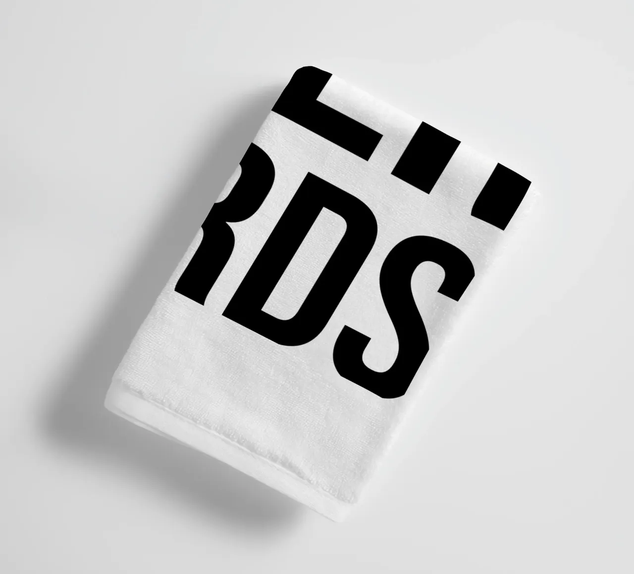 OVER Series- bold letters, brave values (5 colors) badhanddoek van OVER SERIES