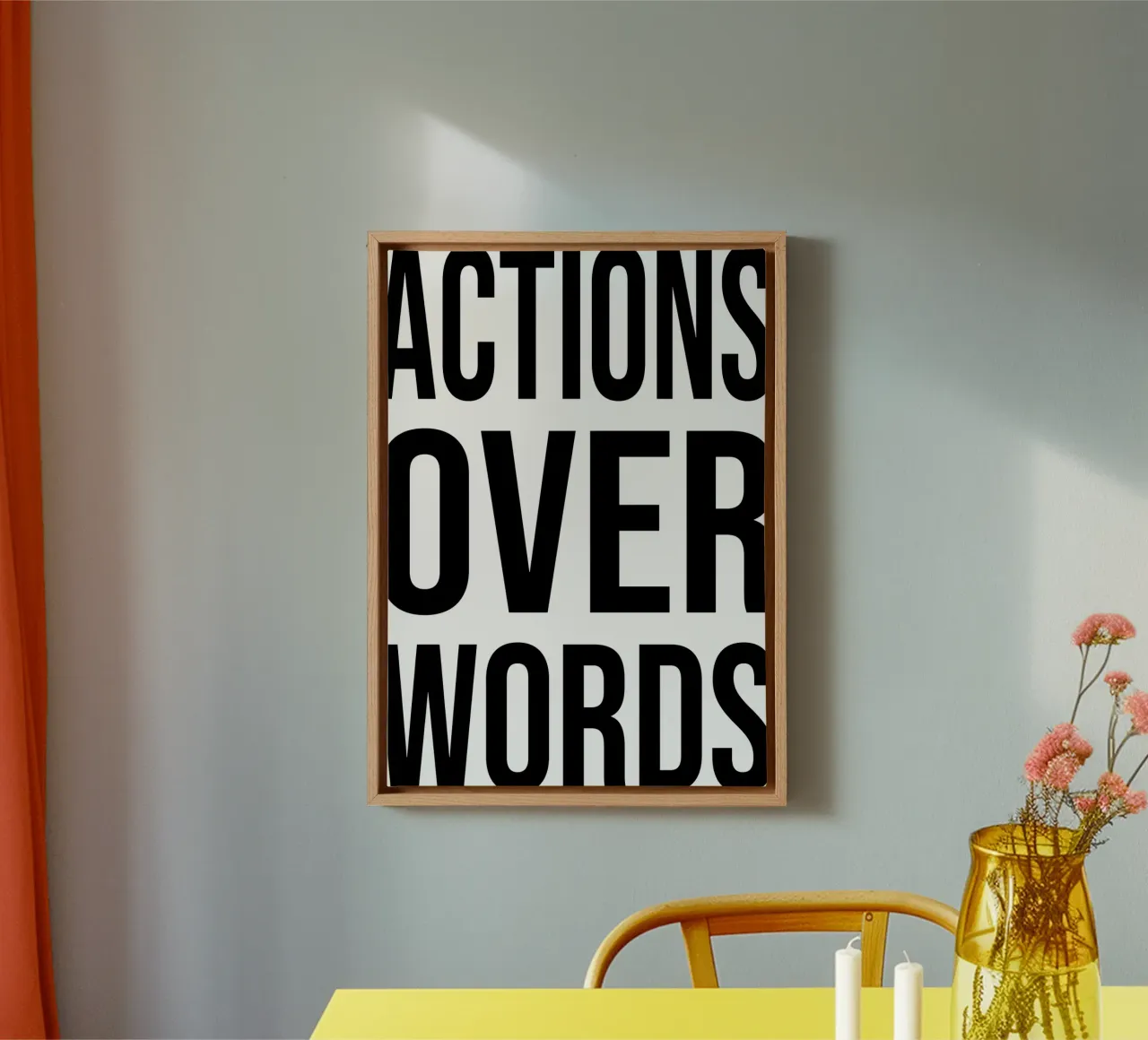OVER Series- bold letters, brave values (5 colors) tela da OVER SERIES