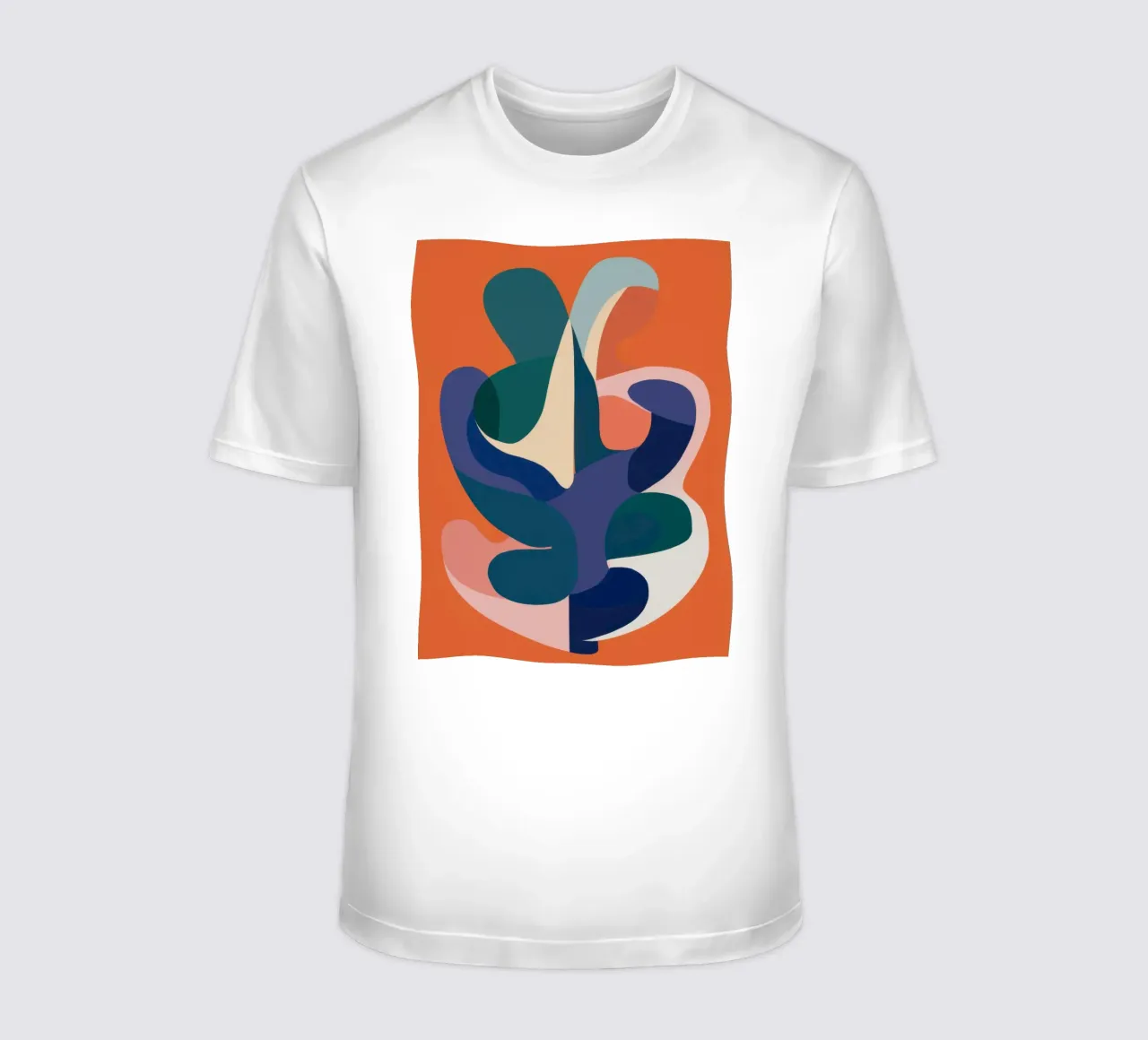 Interlocking Abstract Forms t-shirt by Kala Martir