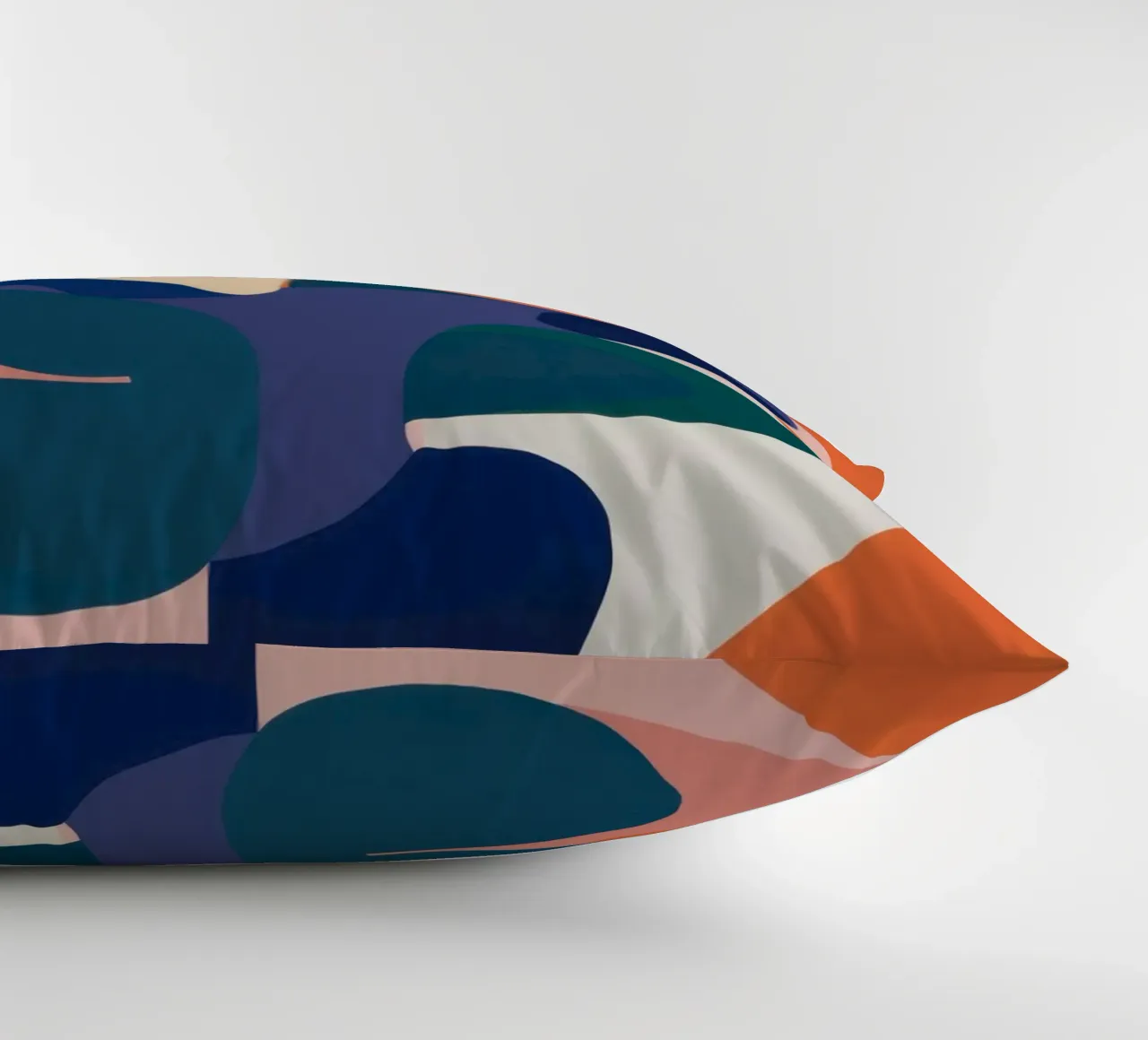 Interlocking Abstract Forms decorative cushion by Kala Martir