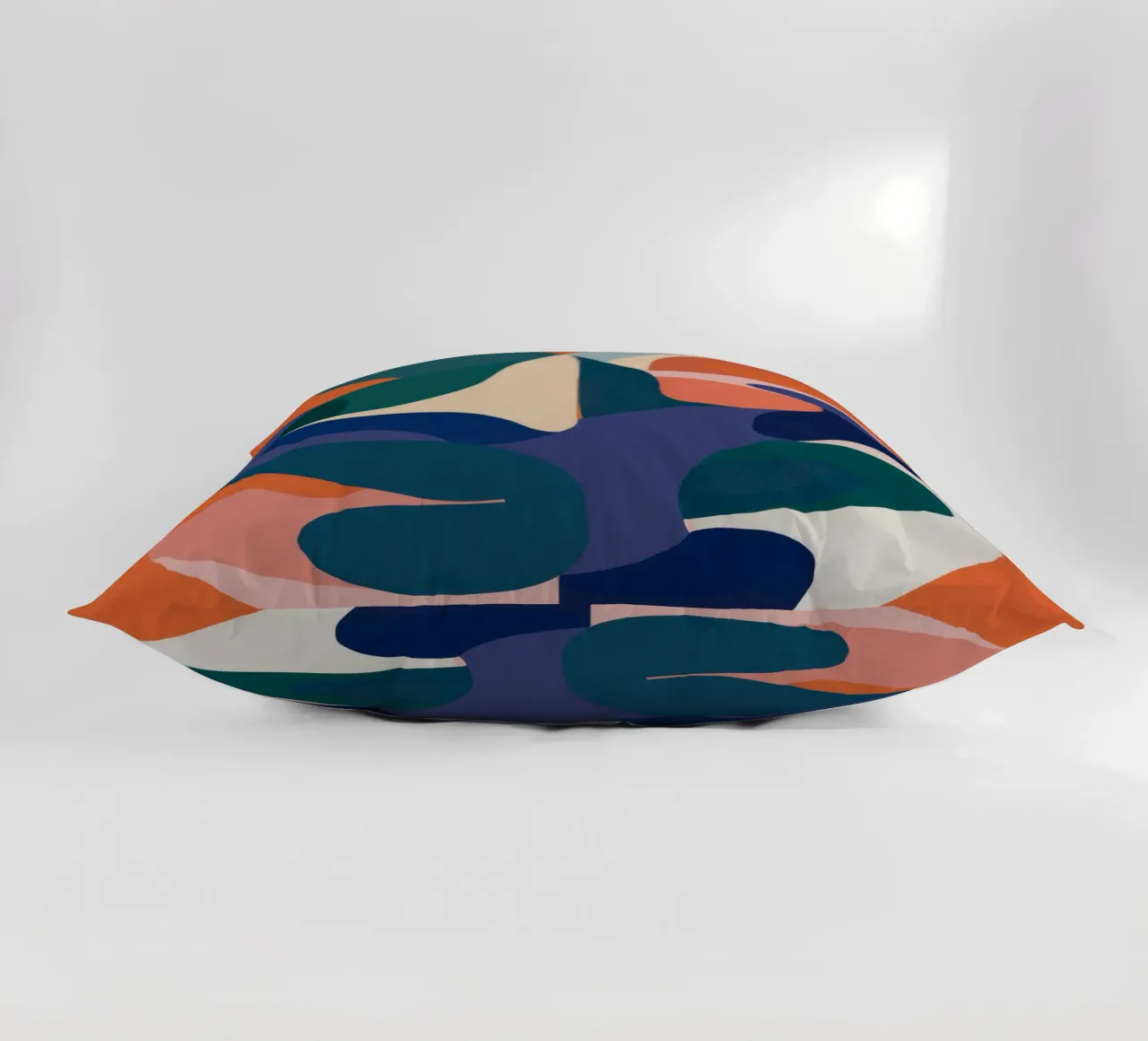Interlocking Abstract Forms decorative cushion by Kala Martir