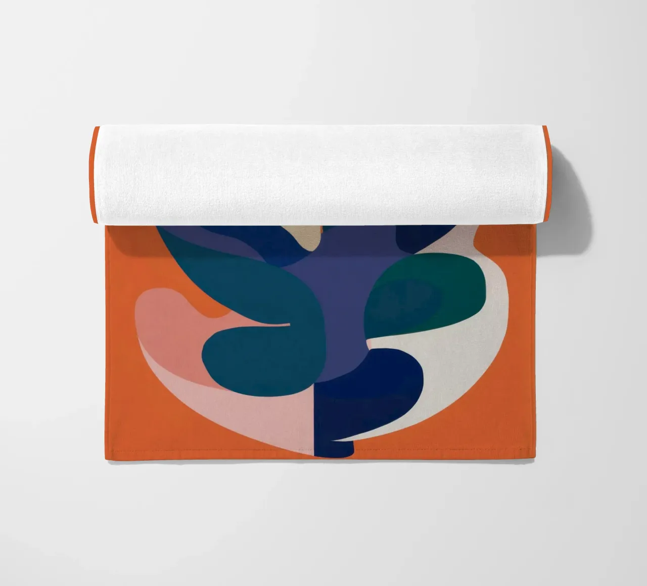 Interlocking Abstract Forms beach towel by Kala Martir