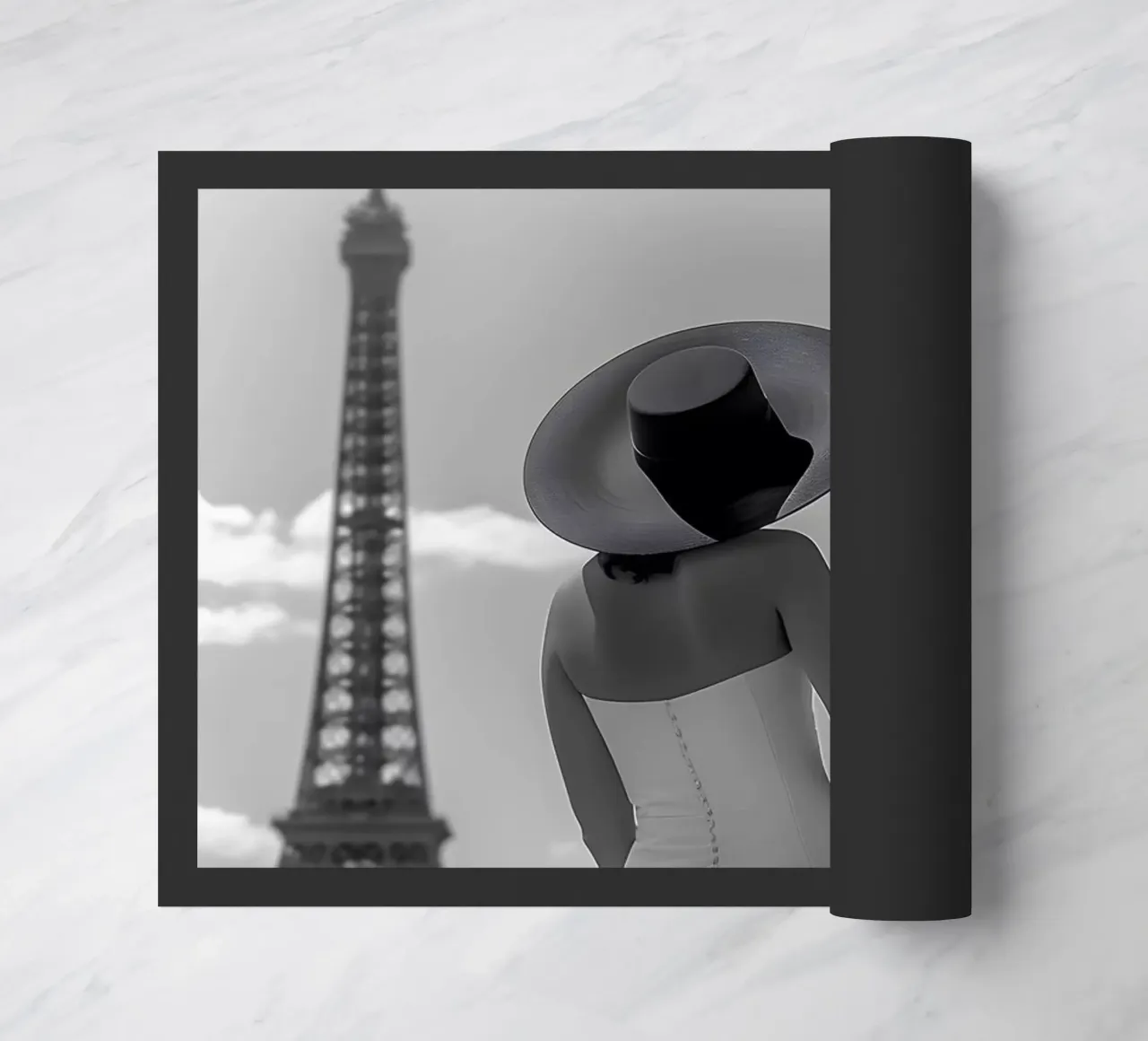 Dichiarazione di moda alla Torre Eiffel zerbino da M-Ulrich-Digital Art
