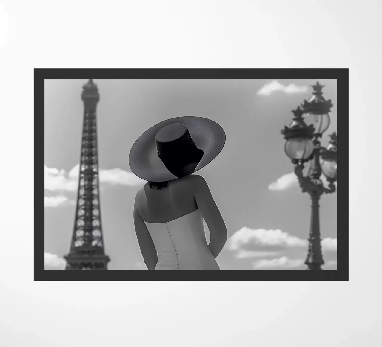 Dichiarazione di moda alla Torre Eiffel zerbino da M-Ulrich-Digital Art
