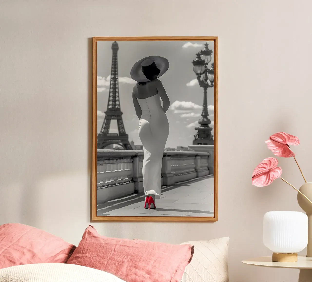 Dichiarazione di moda alla Torre Eiffel alluminio dibond da M-Ulrich-Digital Art
