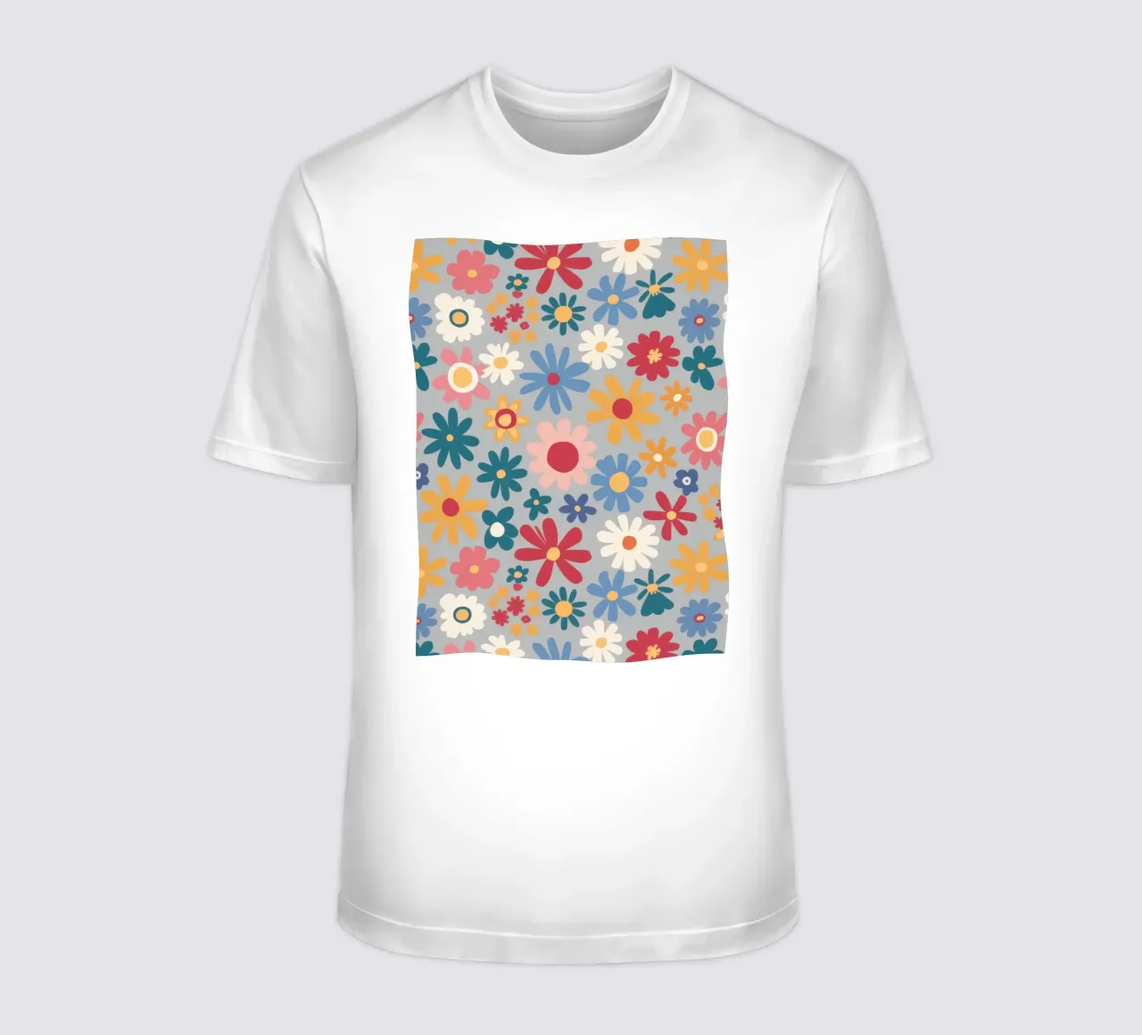 Patchwork di pose pastello t-shirt da Absca Gallery