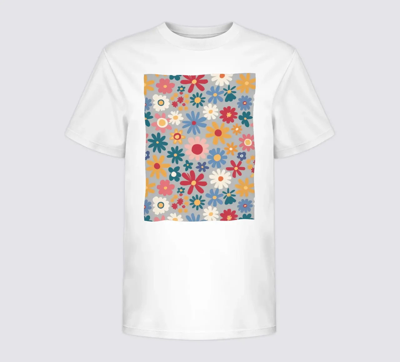 Patchwork di pose pastello t-shirt bambini da Absca Gallery