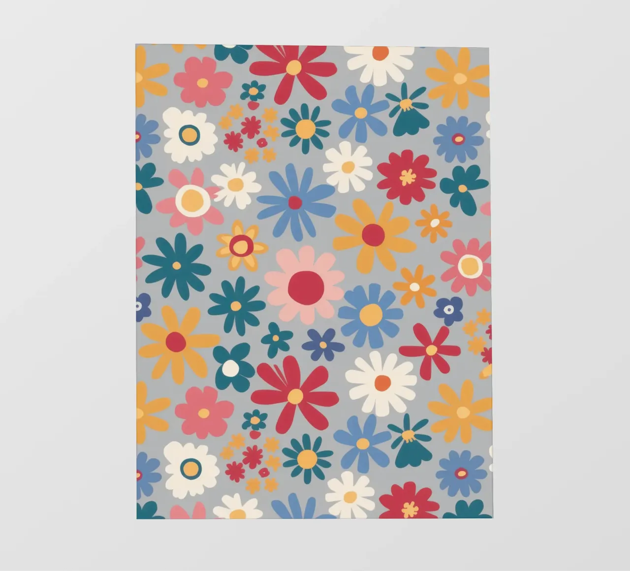 Patchwork di pose pastello telo in pvc da Absca Gallery