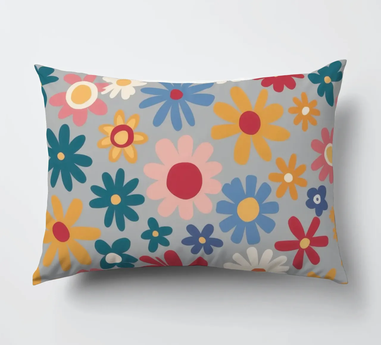 Patchwork di pose pastello cuscino da Absca Gallery