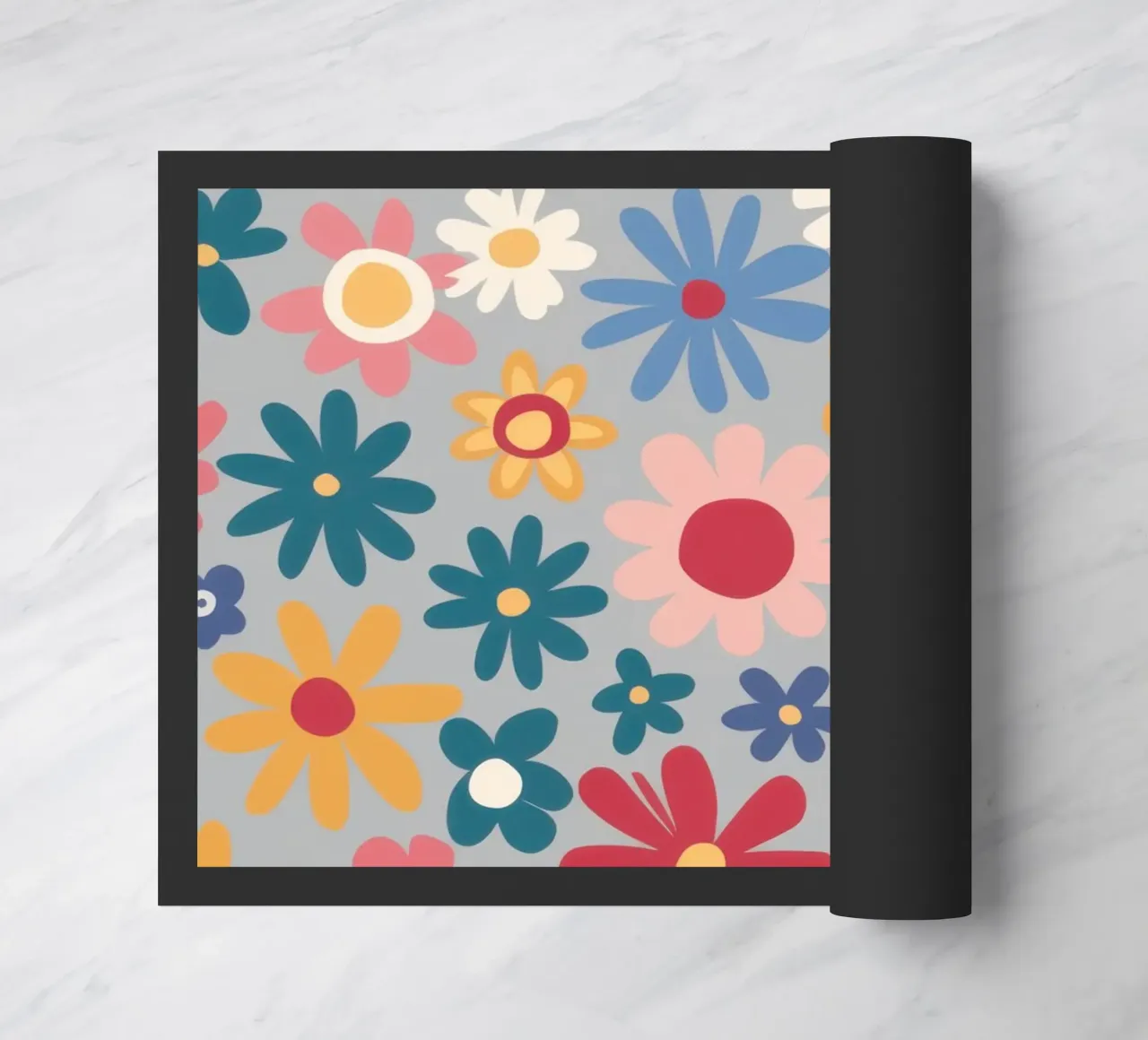 Patchwork di pose pastello zerbino da Absca Gallery