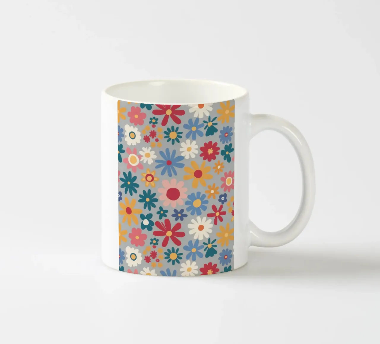 Patchwork di pose pastello tazza in ceramica da Absca Gallery