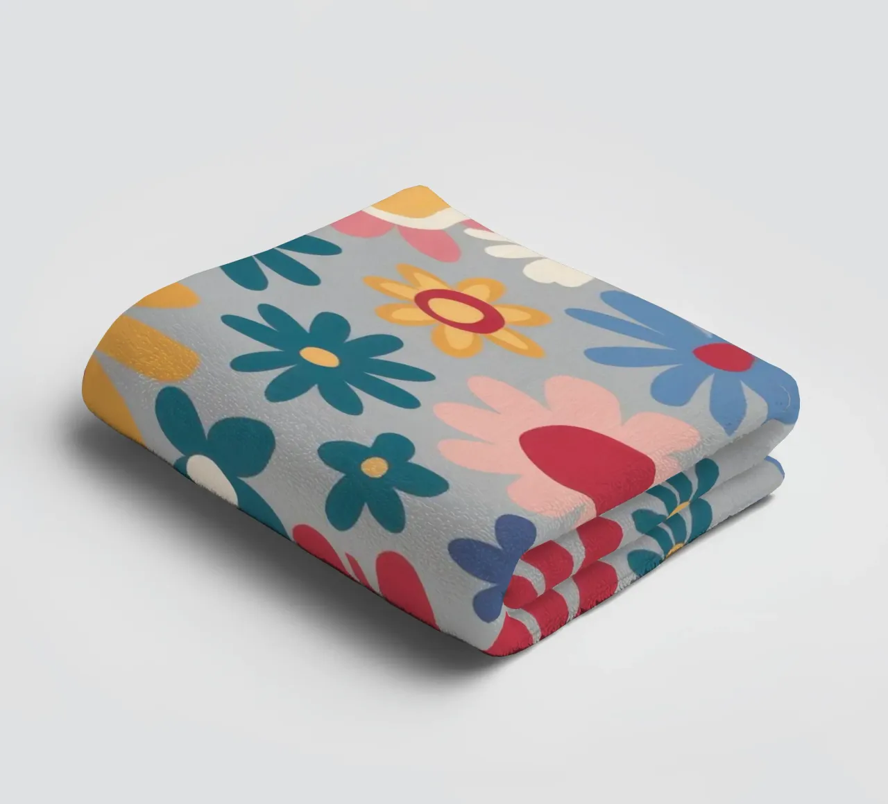 Patchwork di pose pastello asciugamano da bagno da Absca Gallery