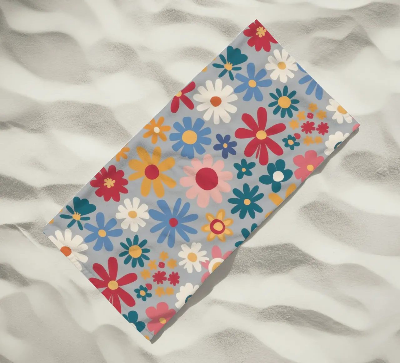 Patchwork di pose pastello telo mare da Absca Gallery
