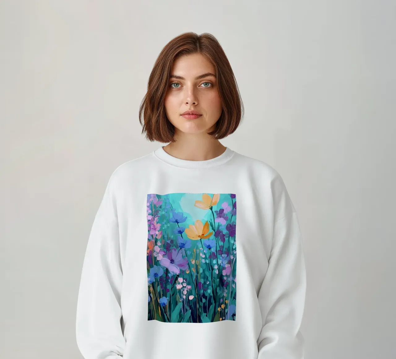 Soft Morning in Bloom felpa da Amelie Rose
