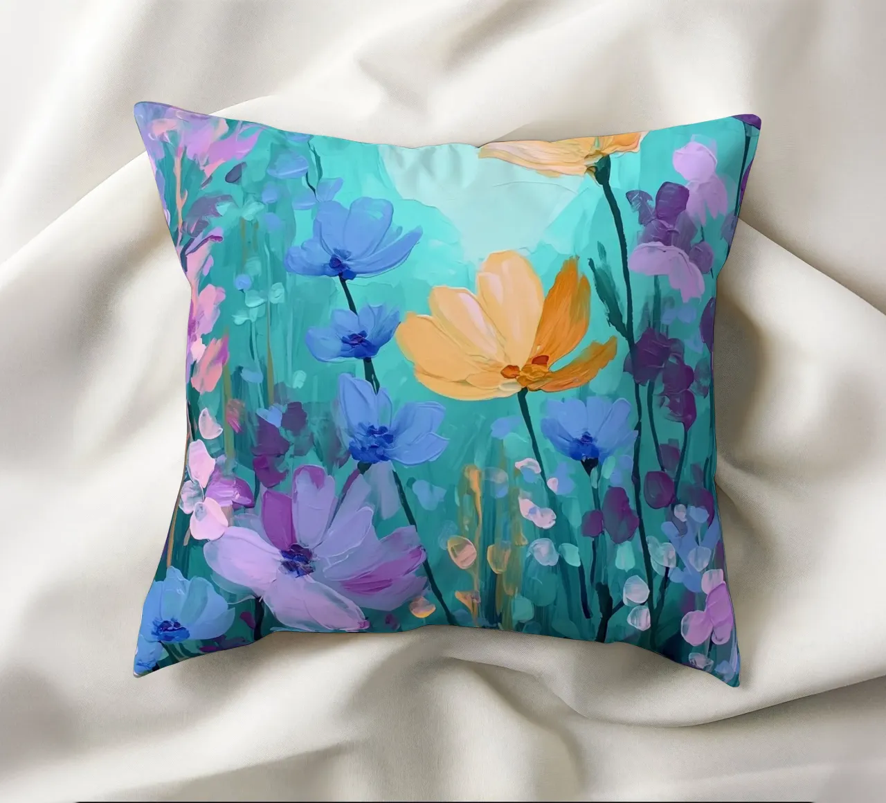 Soft Morning in Bloom cuscino da Amelie Rose