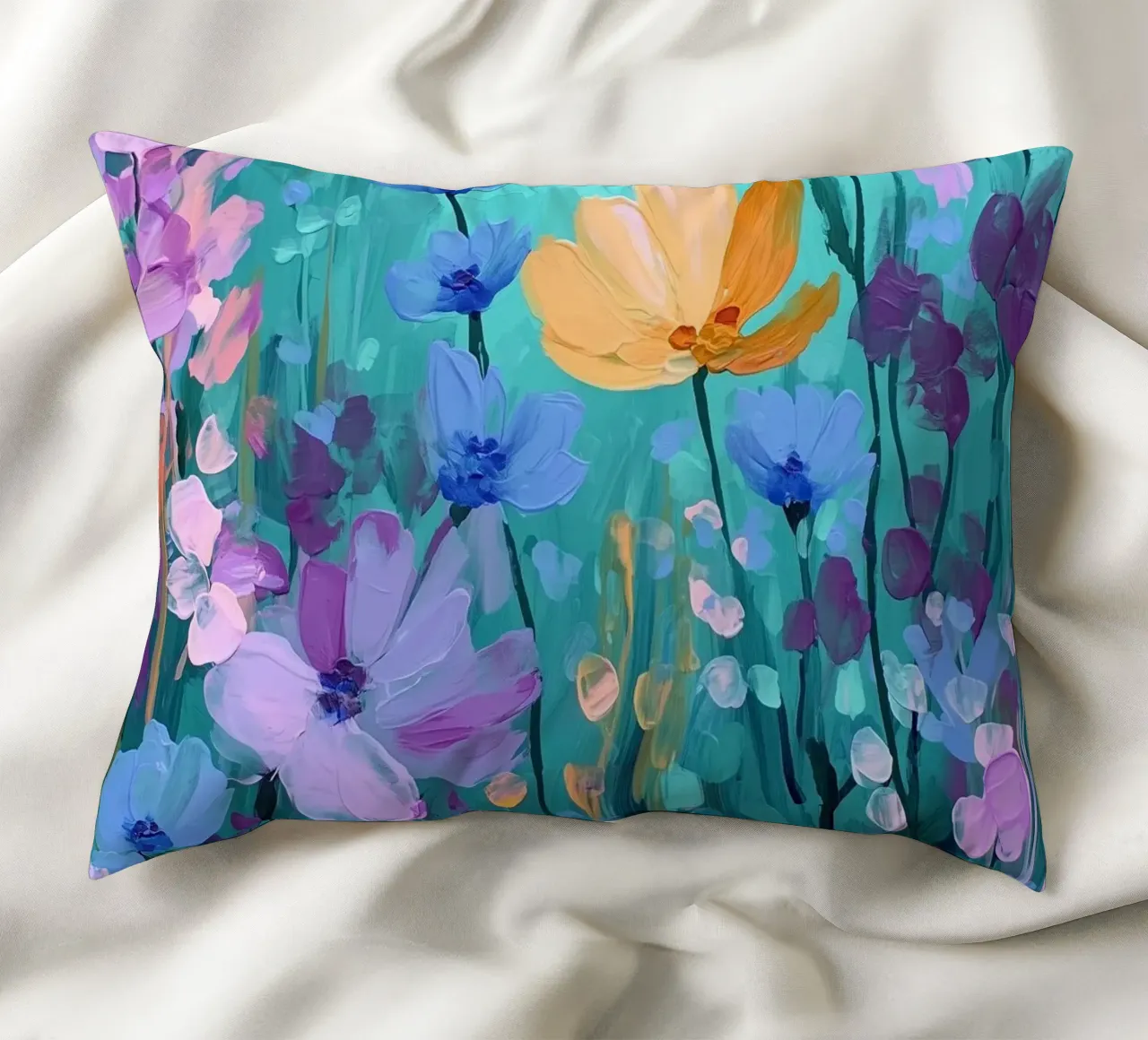 Soft Morning in Bloom cuscino da Amelie Rose