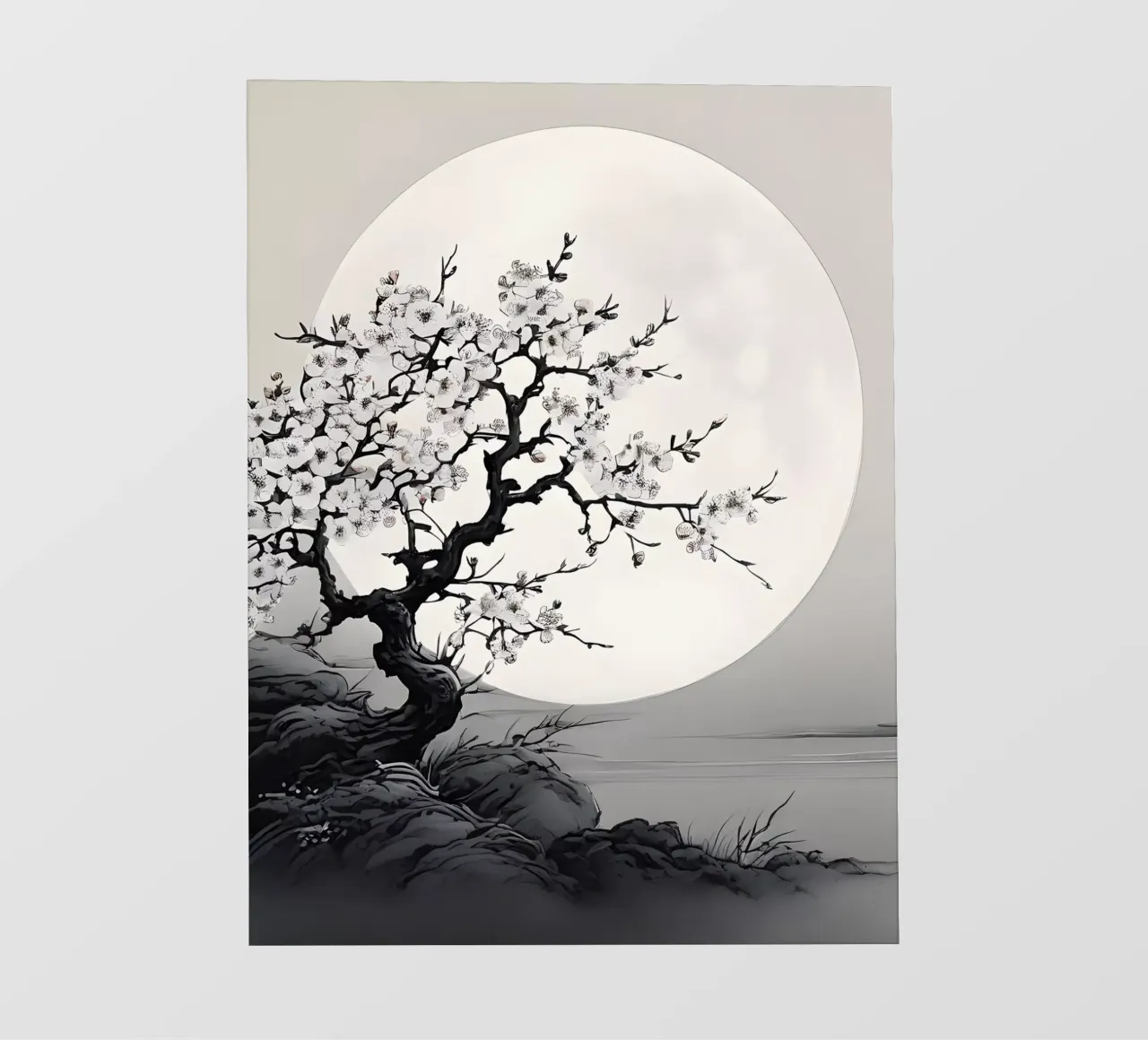 Serenità al chiaro di luna telo in pvc da Artistic-shop