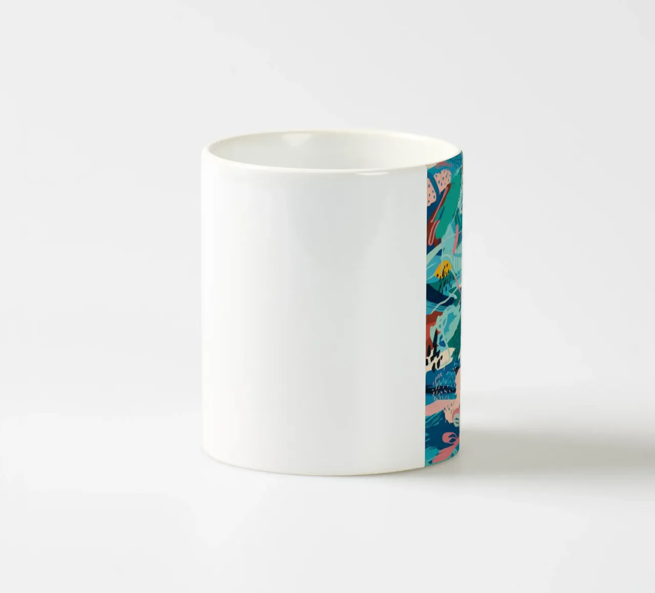Flusso oceanico ceruleo tazza in ceramica da Absca Gallery
