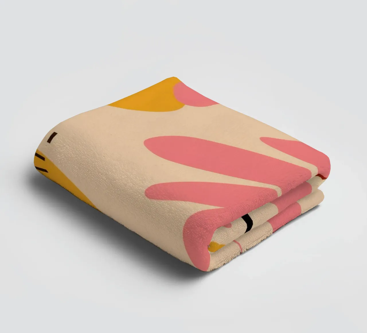 Leopard Print Bloom towel by Kala Martir