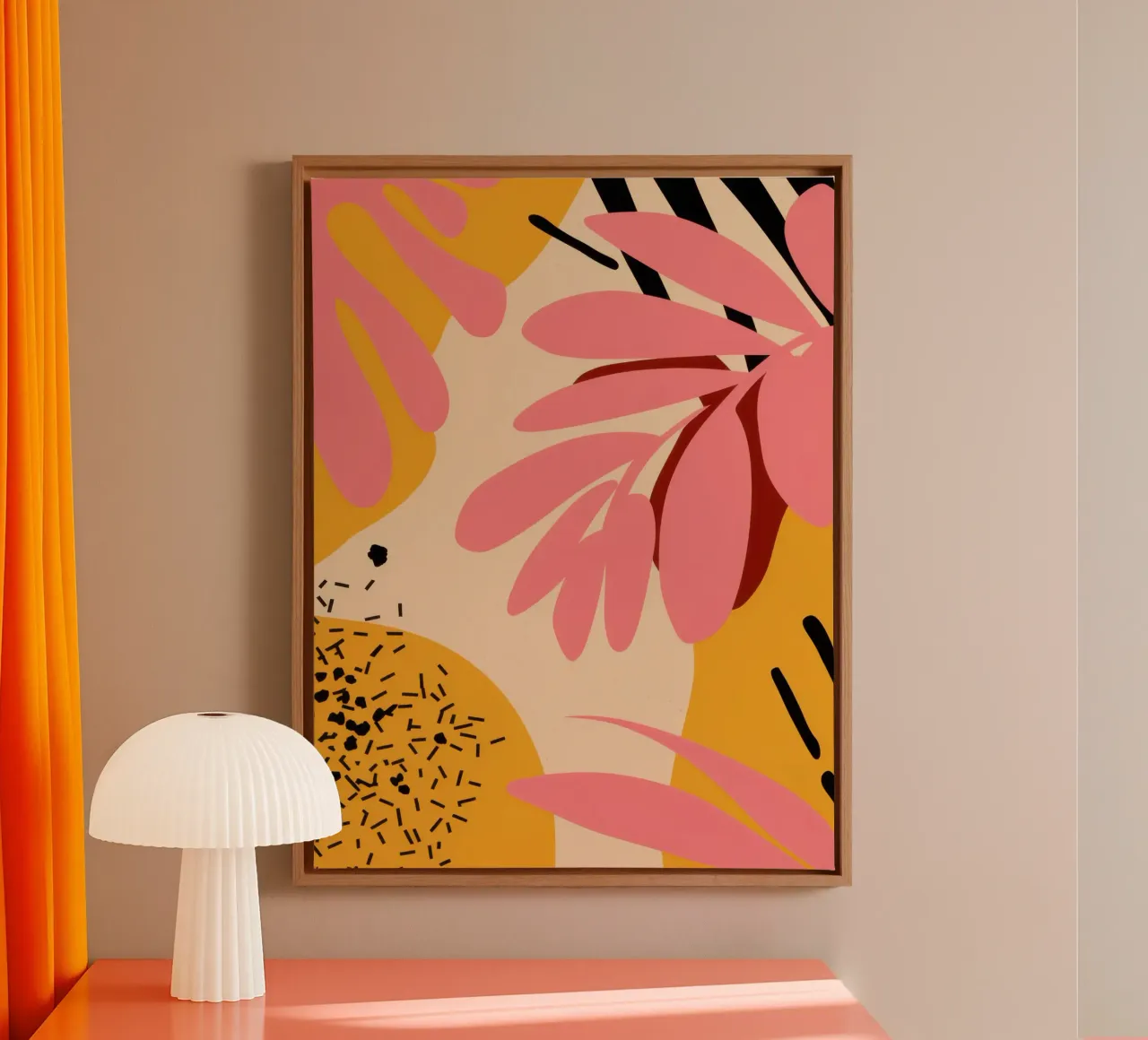 Leopard Print Bloom canvas by Kala Martir