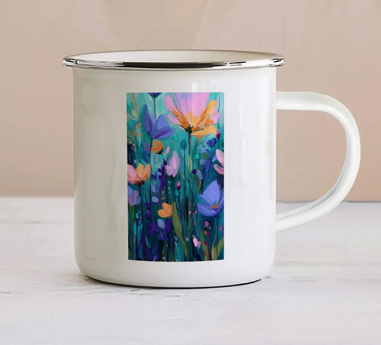 Meadow Lullaby tazza in smalto da Amelie Rose