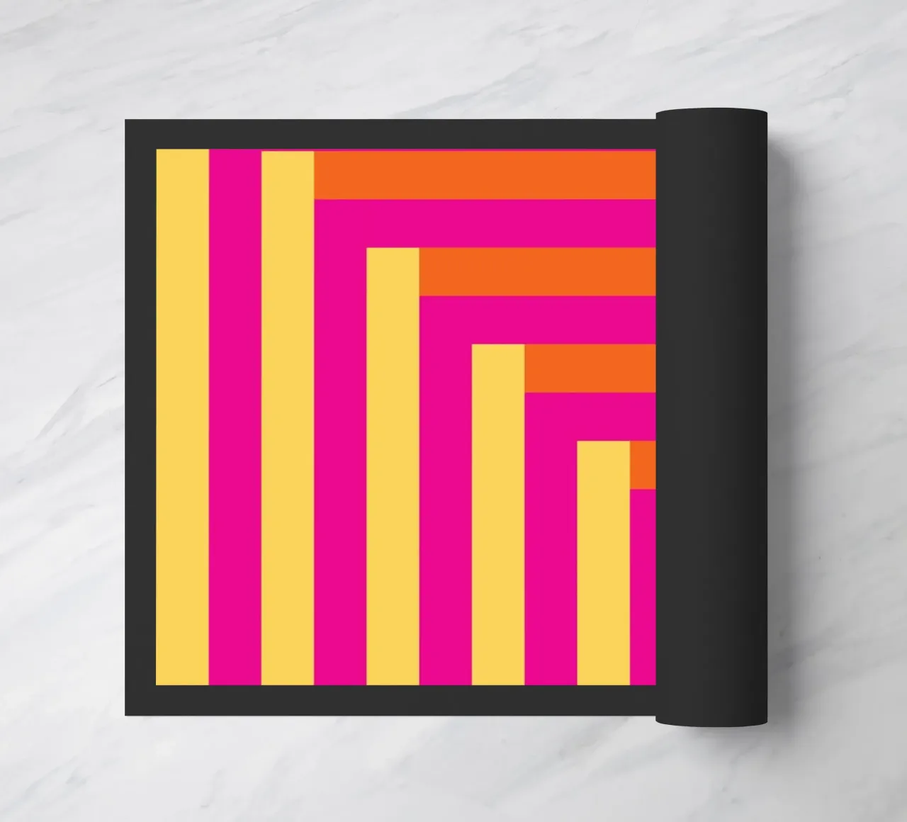 Strisce e colore zerbino da Schuhmann Design