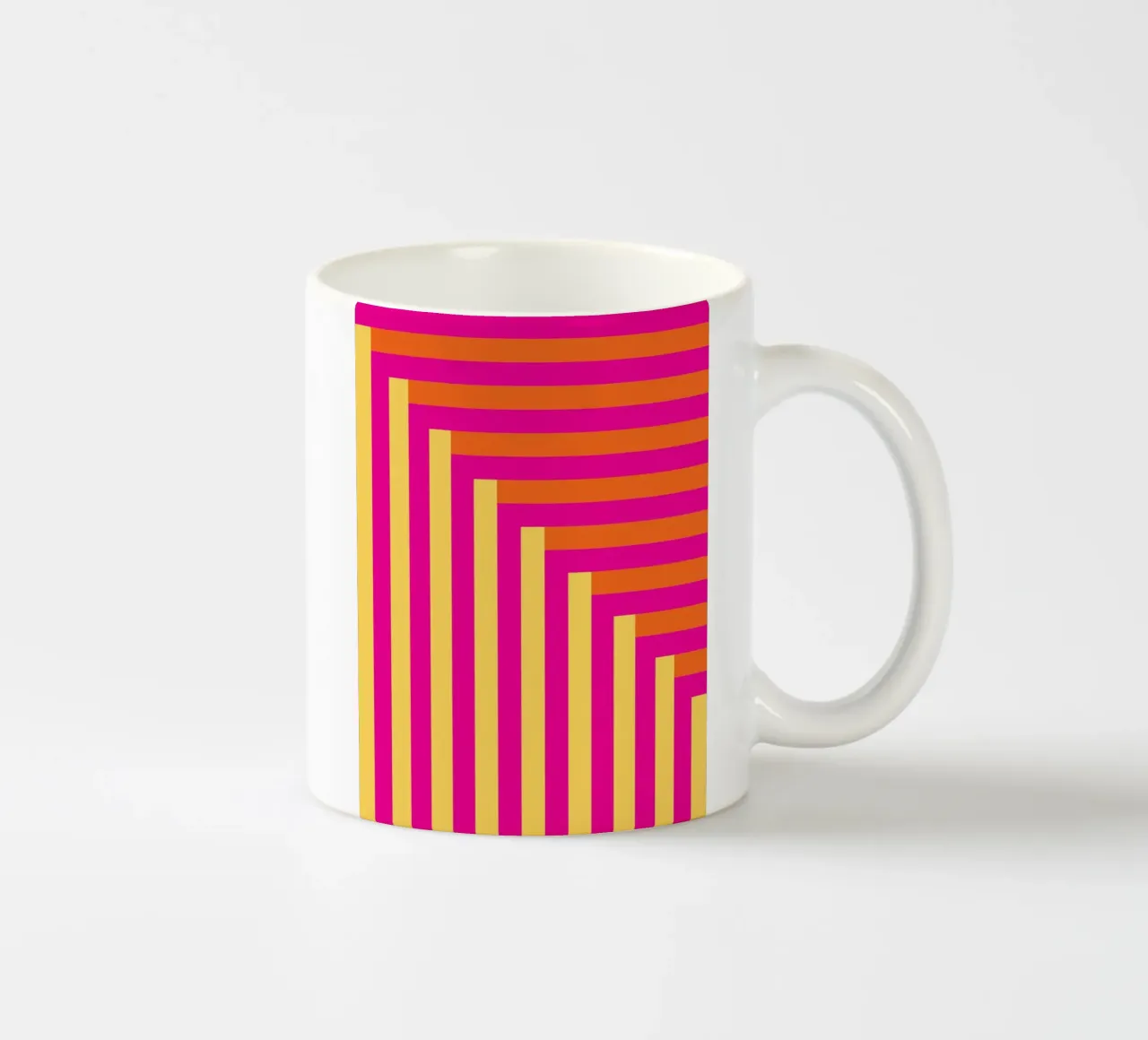 Strisce e colore tazza in ceramica da Schuhmann Design