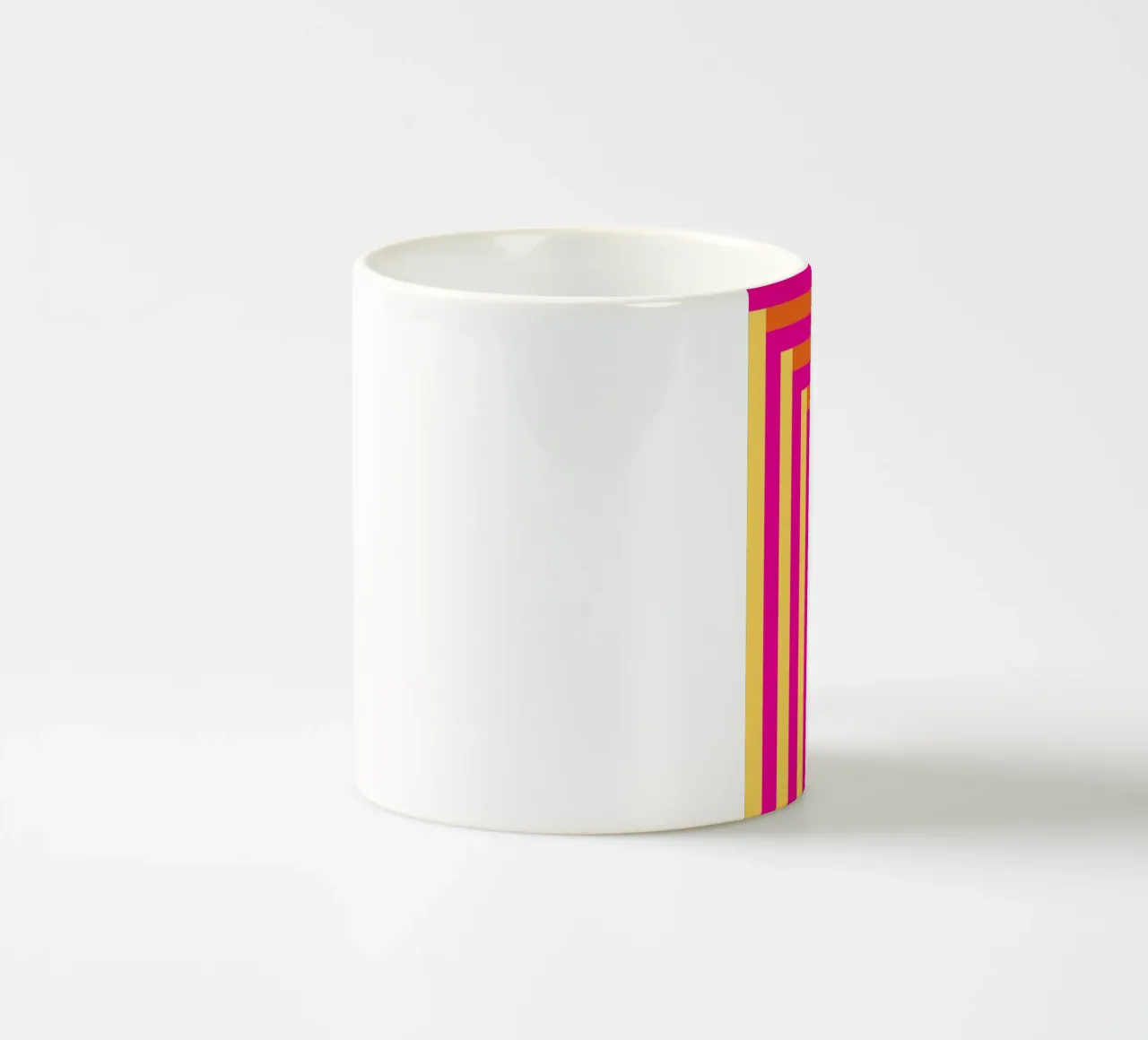 Strisce e colore tazza in ceramica da Schuhmann Design