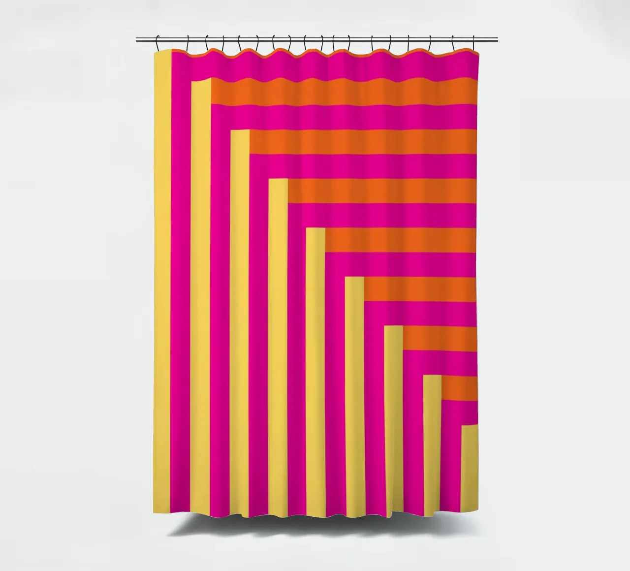 Strisce e colore tenda da doccia da Schuhmann Design