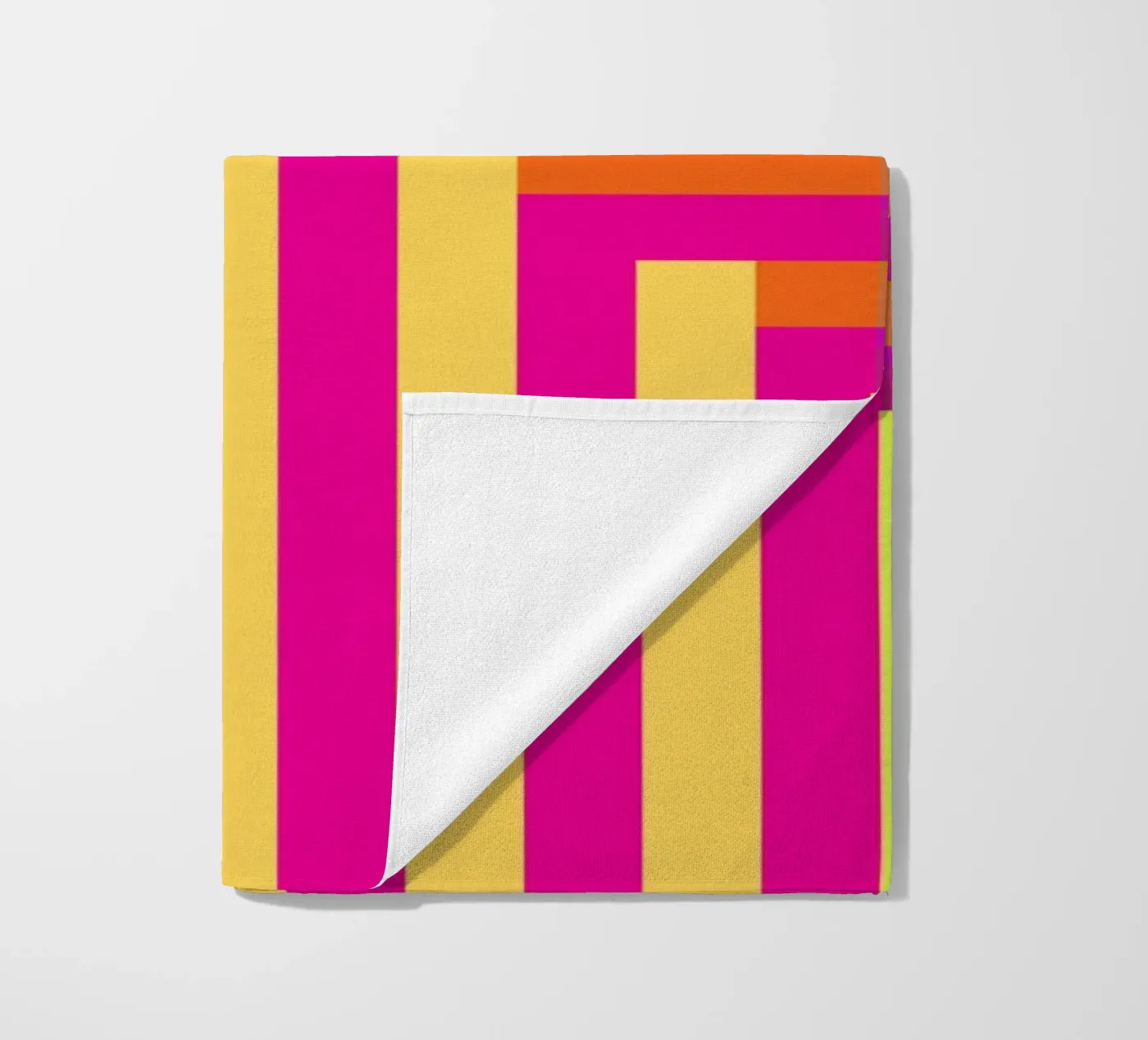Strisce e colore telo mare da Schuhmann Design
