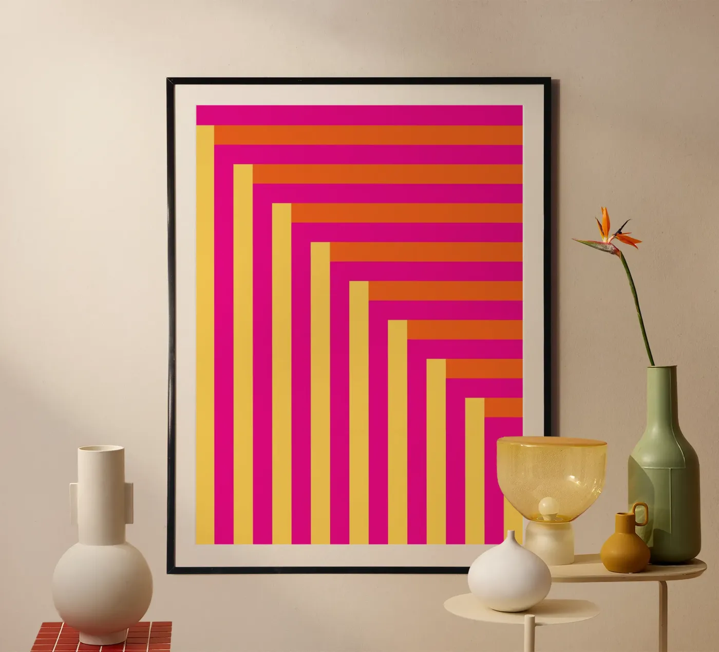 Strisce e colore poster da Schuhmann Design