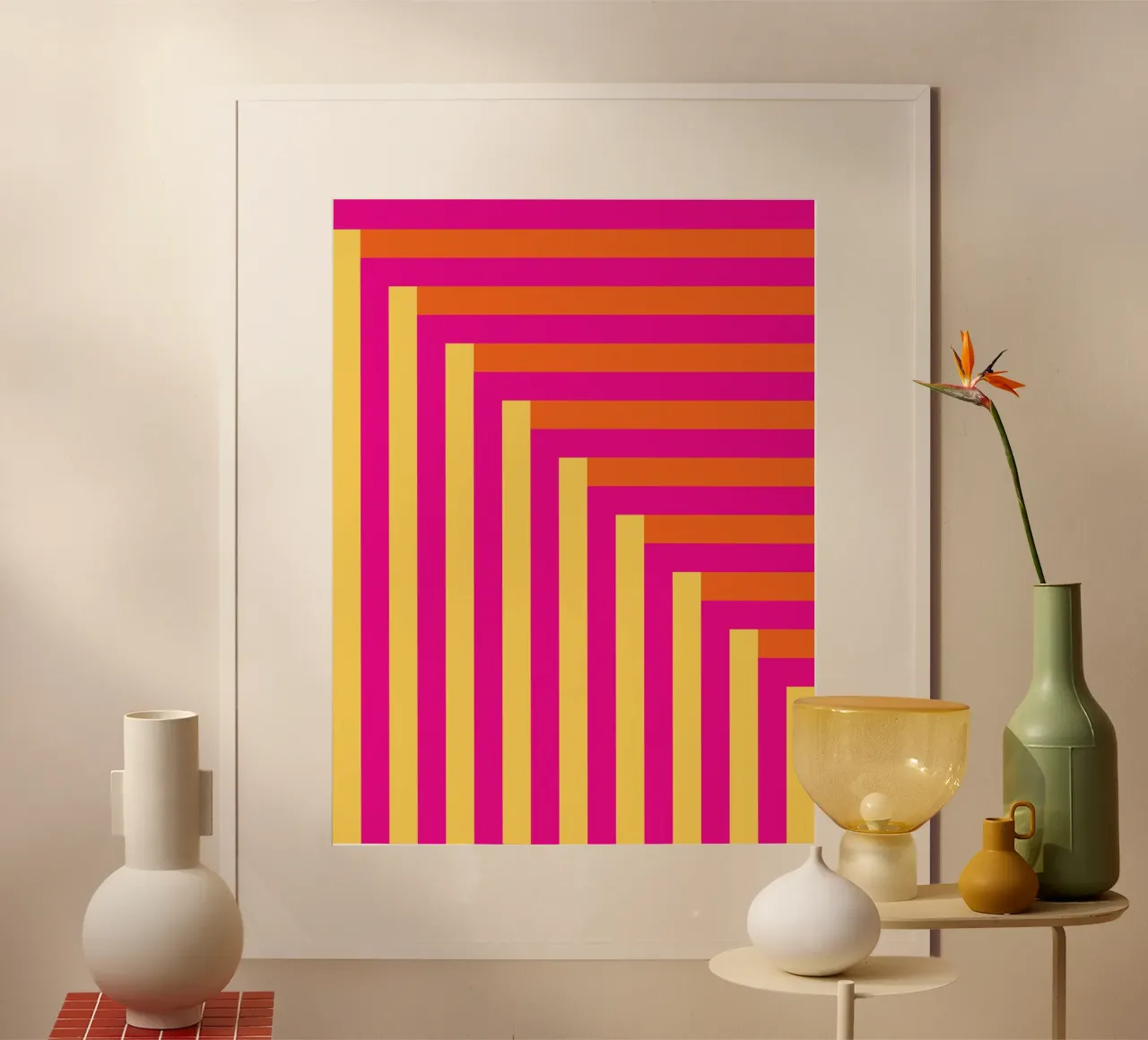 Strisce e colore carta hahnemühle da Schuhmann Design