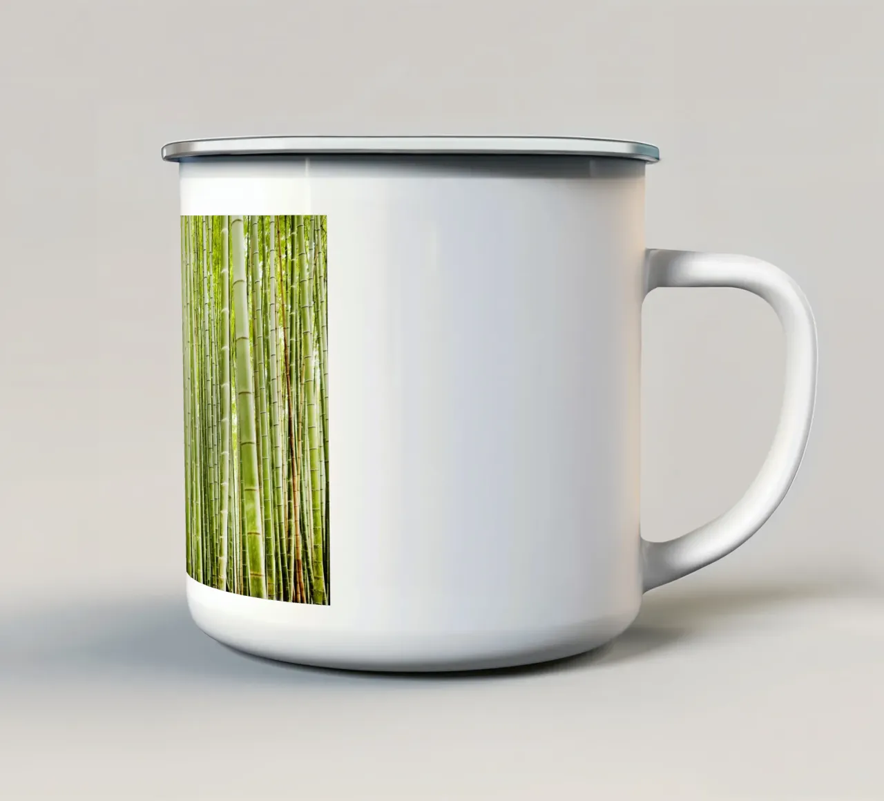 Bambù a Kyoto (Giappone). tazza in smalto da Simon Koy