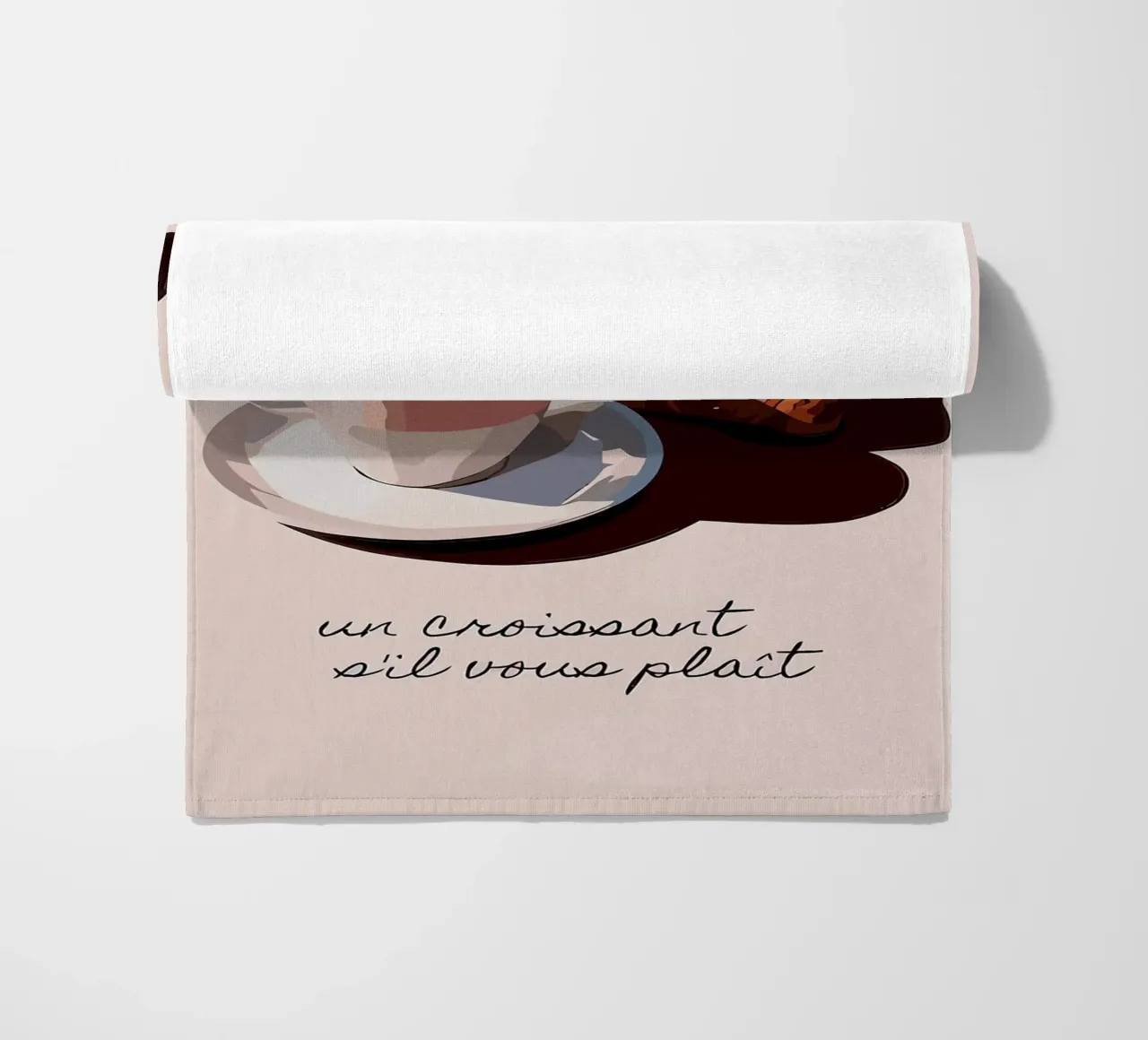 Ciao Croissant e caffè telo mare da Liam Johnson