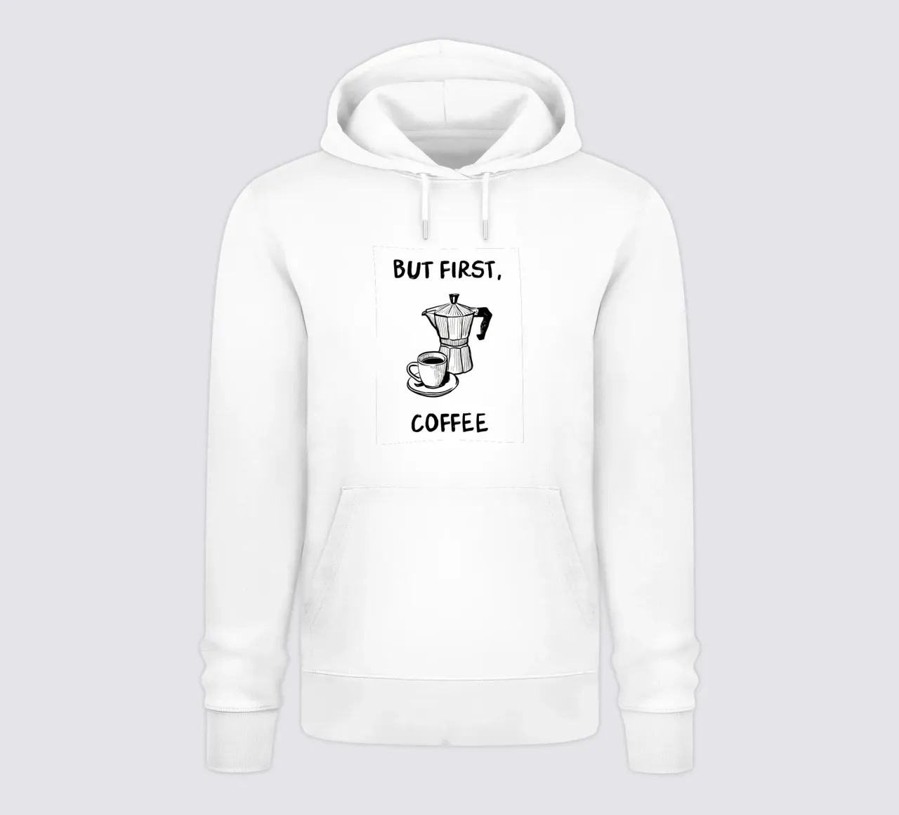 Ma prima, il caffè felpa con cappuccio da Liam Johnson