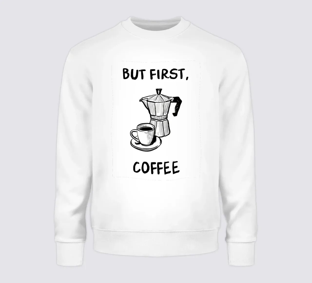 Ma prima, il caffè felpa da Liam Johnson
