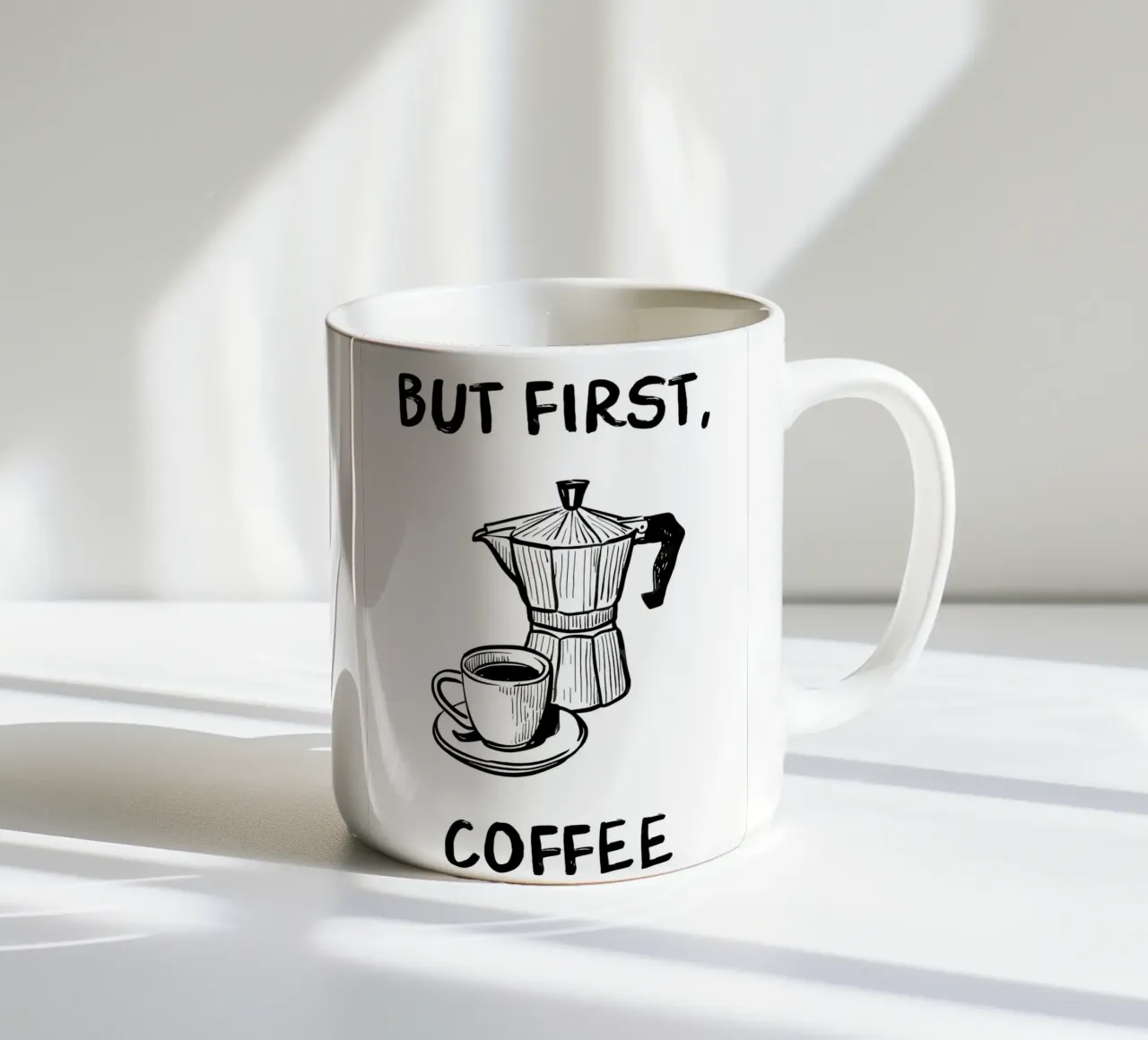Ma prima, il caffè tazza in ceramica da Liam Johnson