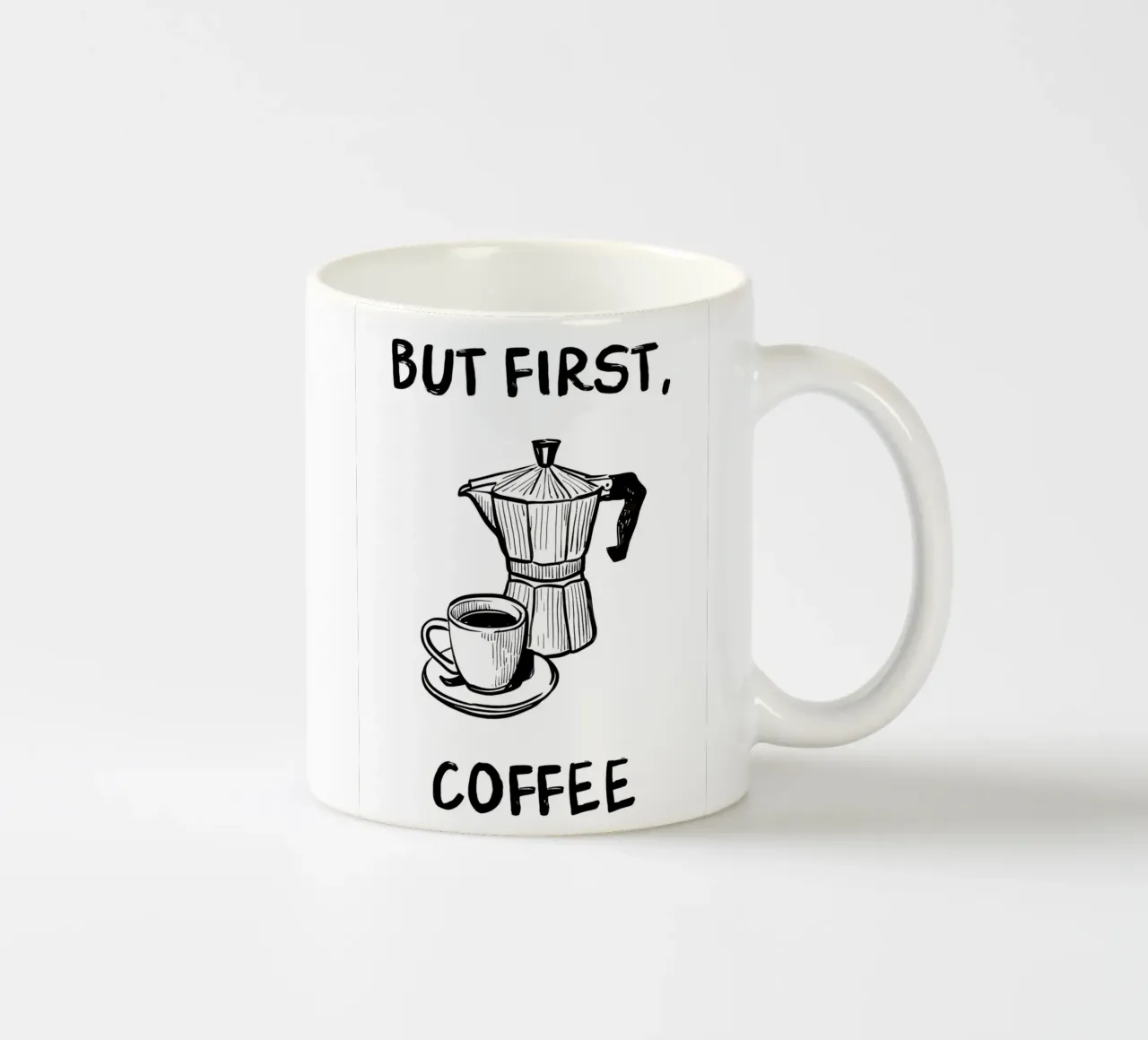 Ma prima, il caffè tazza in ceramica da Liam Johnson